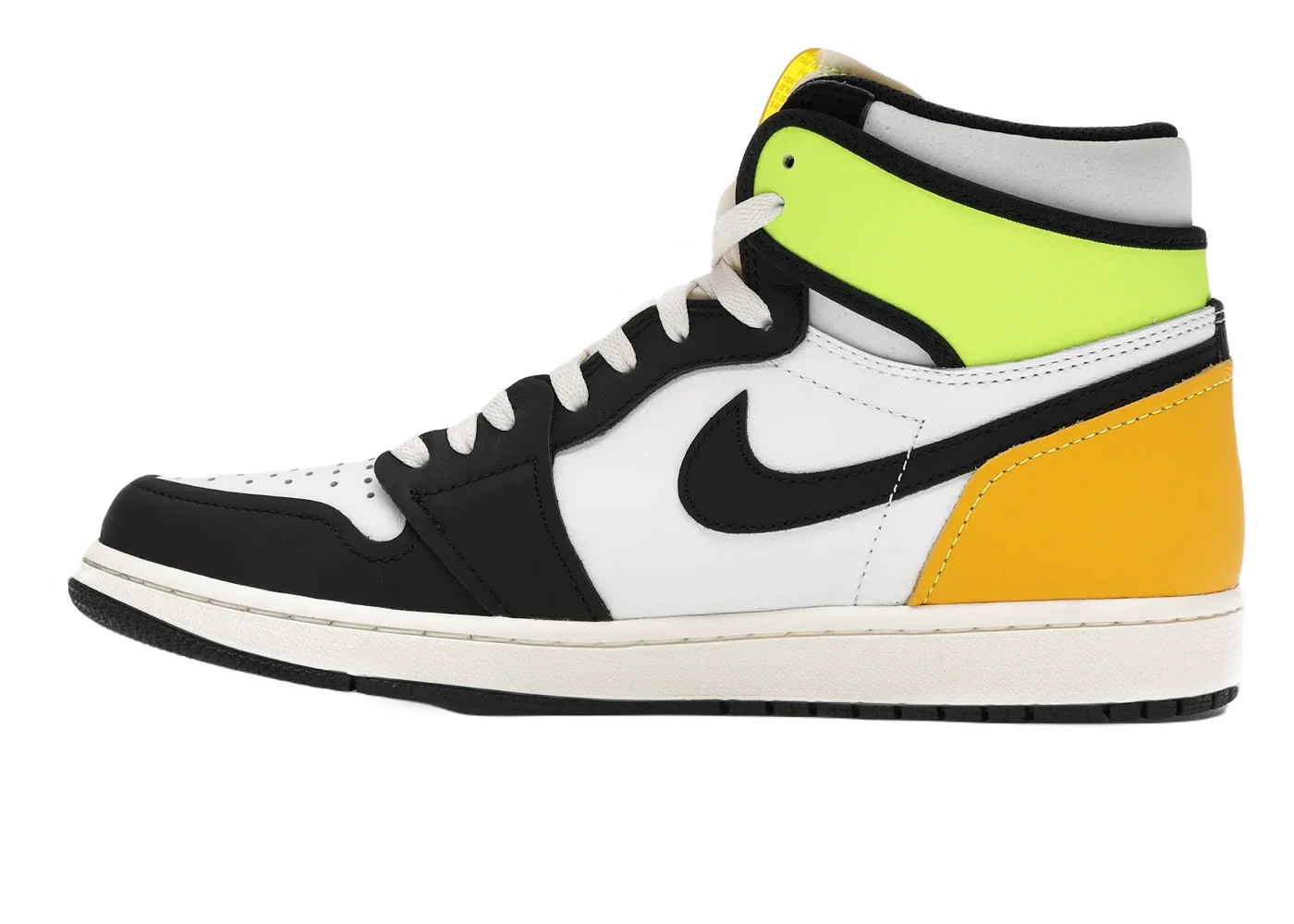 Nike Air Jordan 1 Retro High White Black Volt University Gold - Sneaker Türkiye
