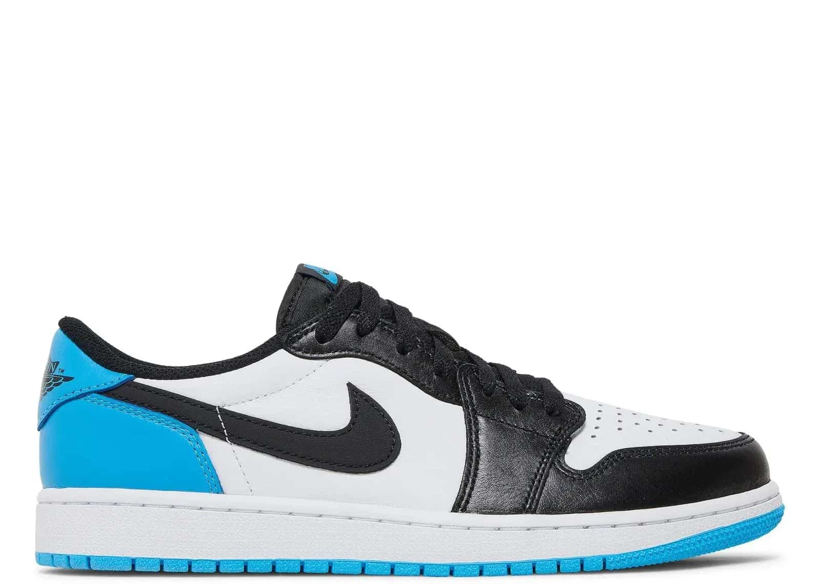 Nike Air Jordan 1 Retro Low OG Black Dark Powder Blue - Sneaker Türkiye
