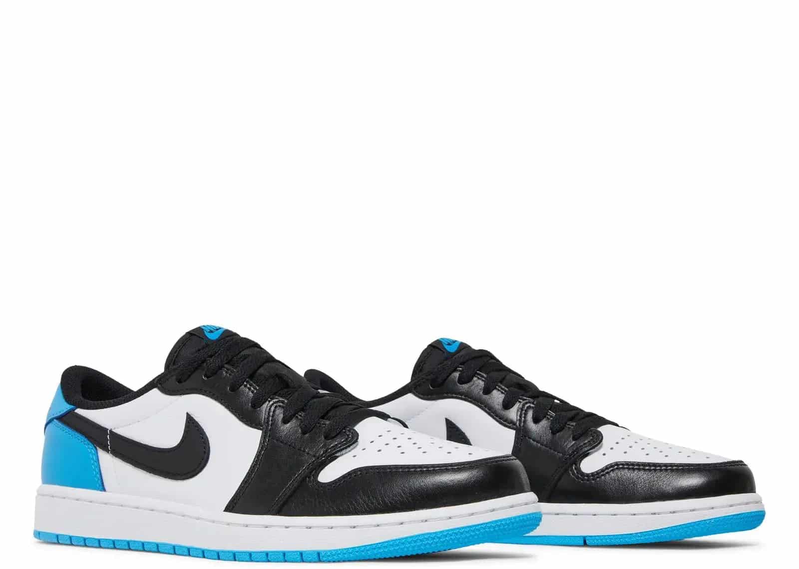 Nike Air Jordan 1 Retro Low OG Black Dark Powder Blue - Sneaker Türkiye