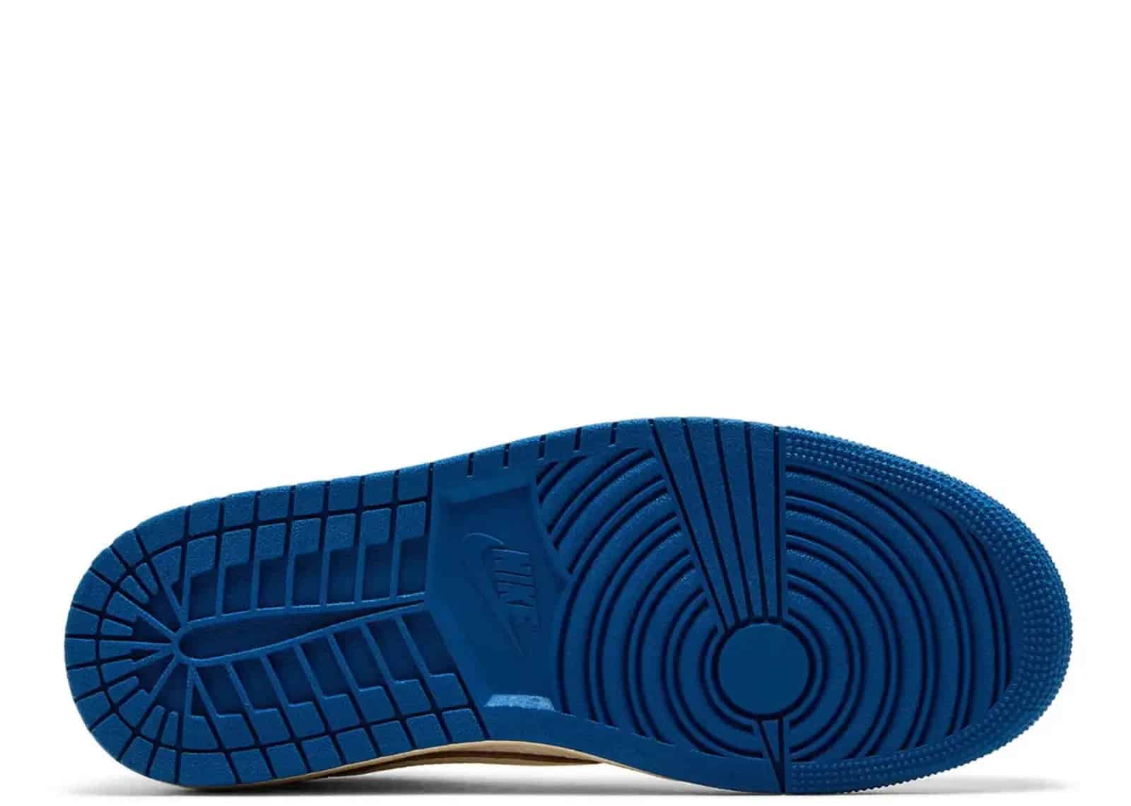 Nike Air Jordan 1 Retro Low OG SP Fragment x Travis Scott Sail Military Blue - Sneaker Türkiye