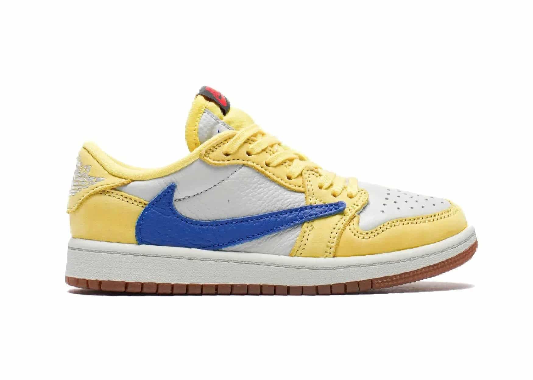 Nike Air Jordan 1 Retro Low OG SP Travis Scott Canary (PS) - Sneaker Türkiye