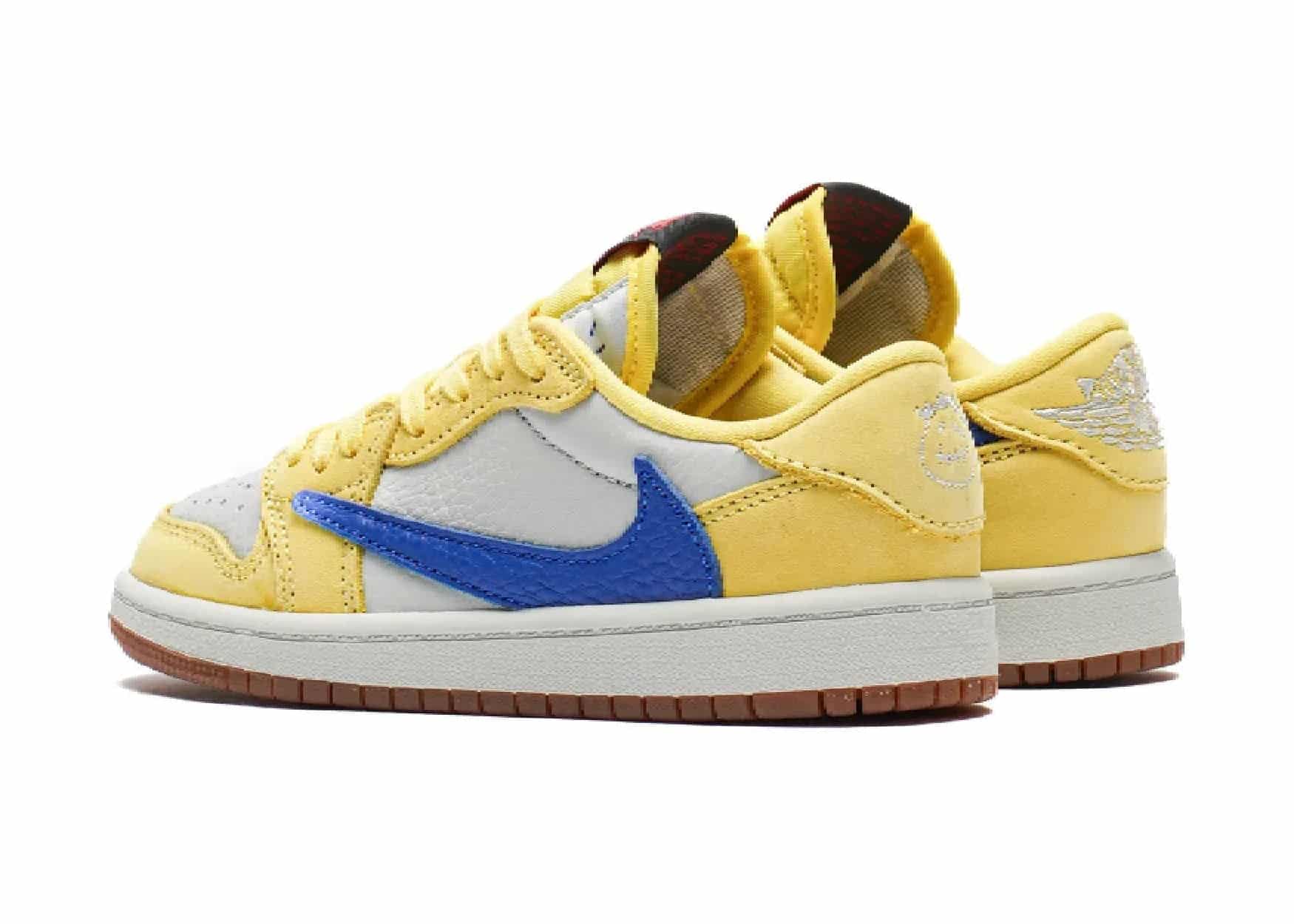 Nike Air Jordan 1 Retro Low OG SP Travis Scott Canary (PS) - Sneaker Türkiye