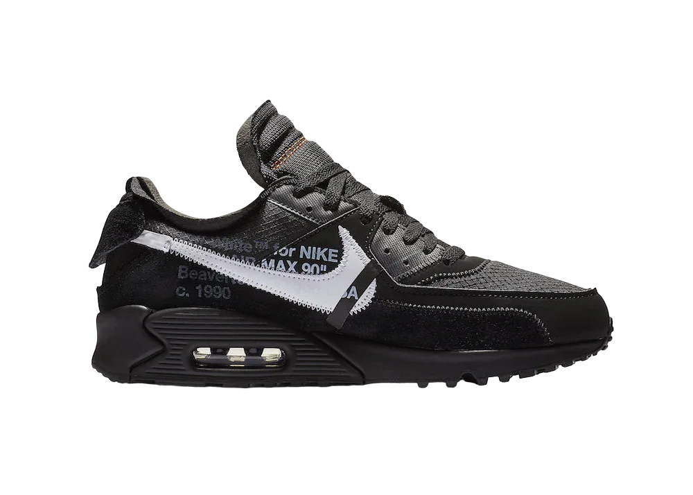 Nike Air Max 90 OFF-WHITE Black - Sneaker Türkiye