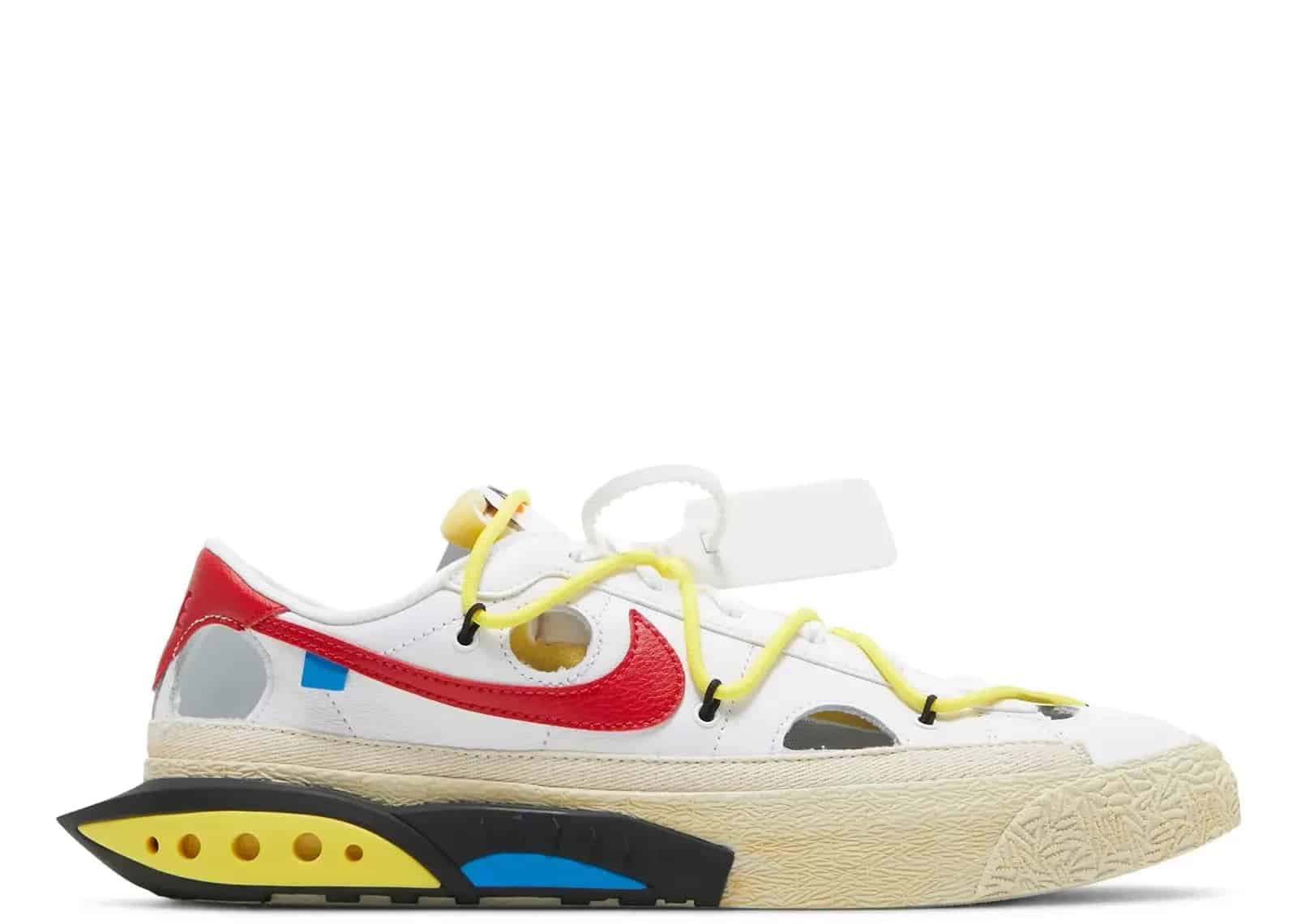 Nike Blazer Low Off-White University Red - Sneaker Türkiye