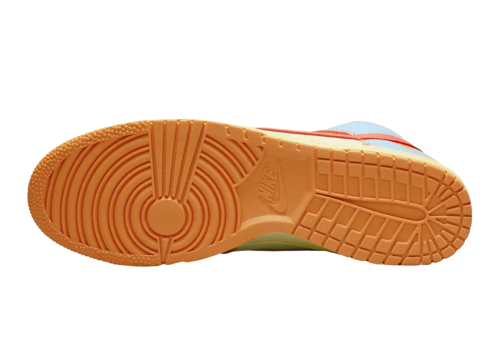 Nike Dunk High 1985 SP Orange Acid Wash - Sneaker Türkiye