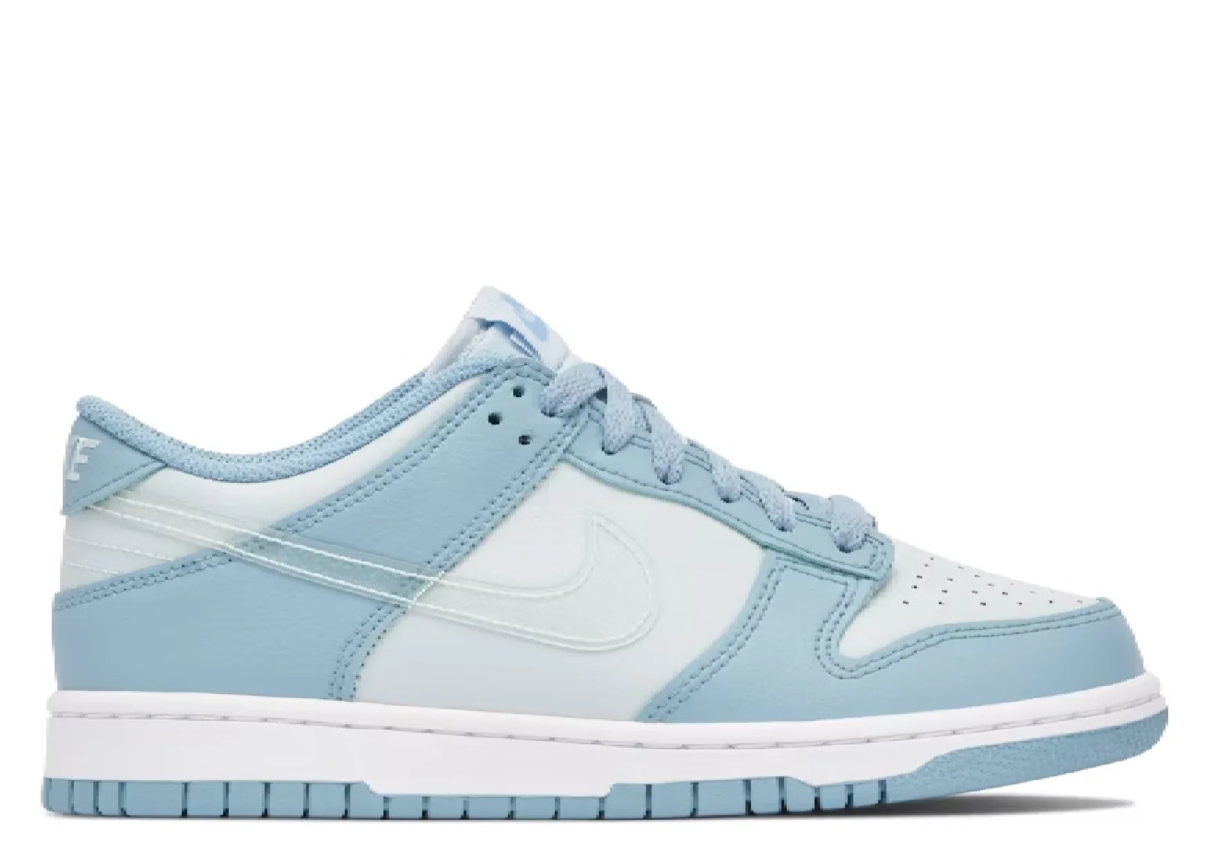 Nike Dunk Low Clear Blue Swoosh (GS) - Sneaker Türkiye