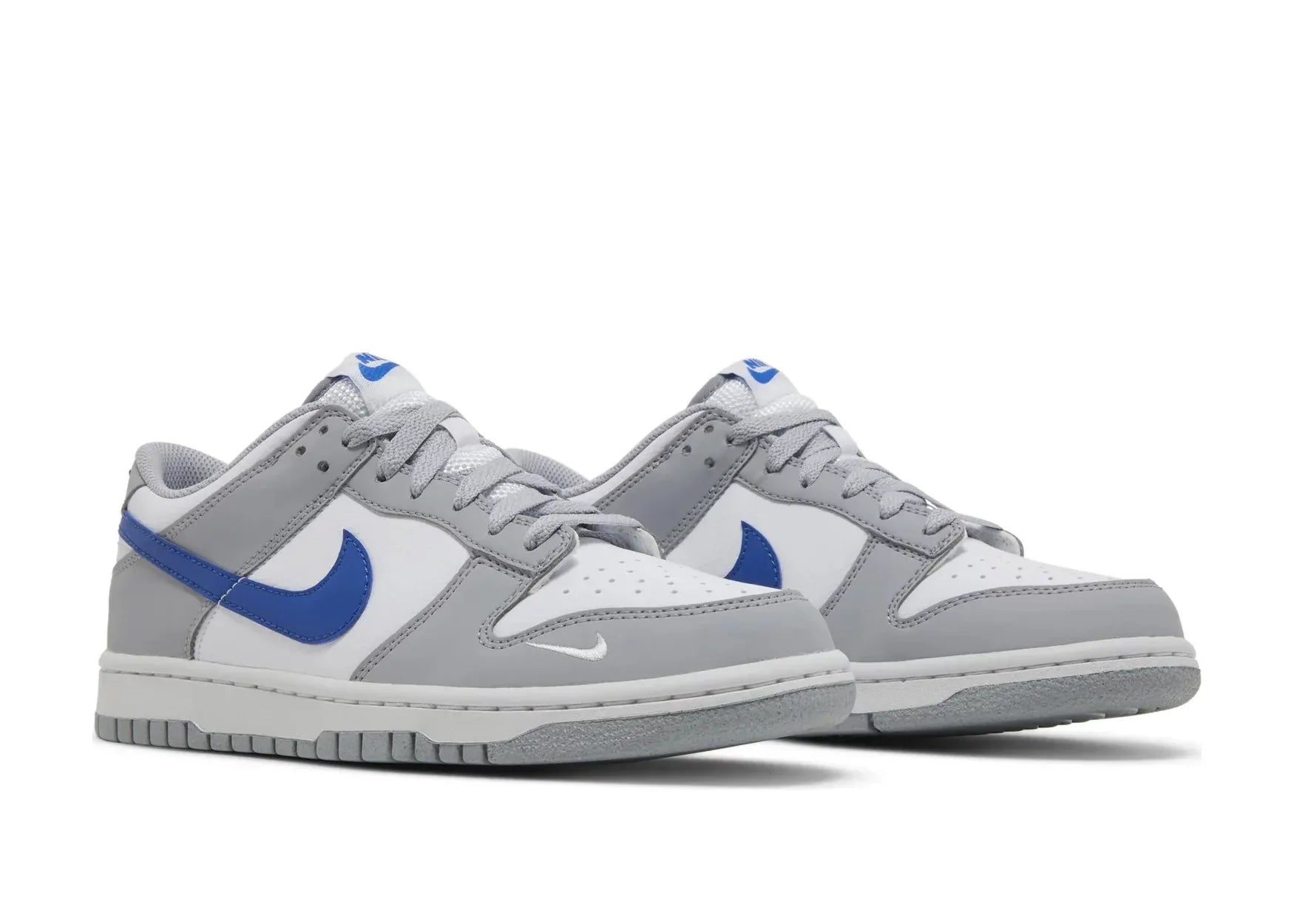 Nike Dunk Low Mini Swoosh Wolf Grey Game Royal (GS) - Sneaker Türkiye