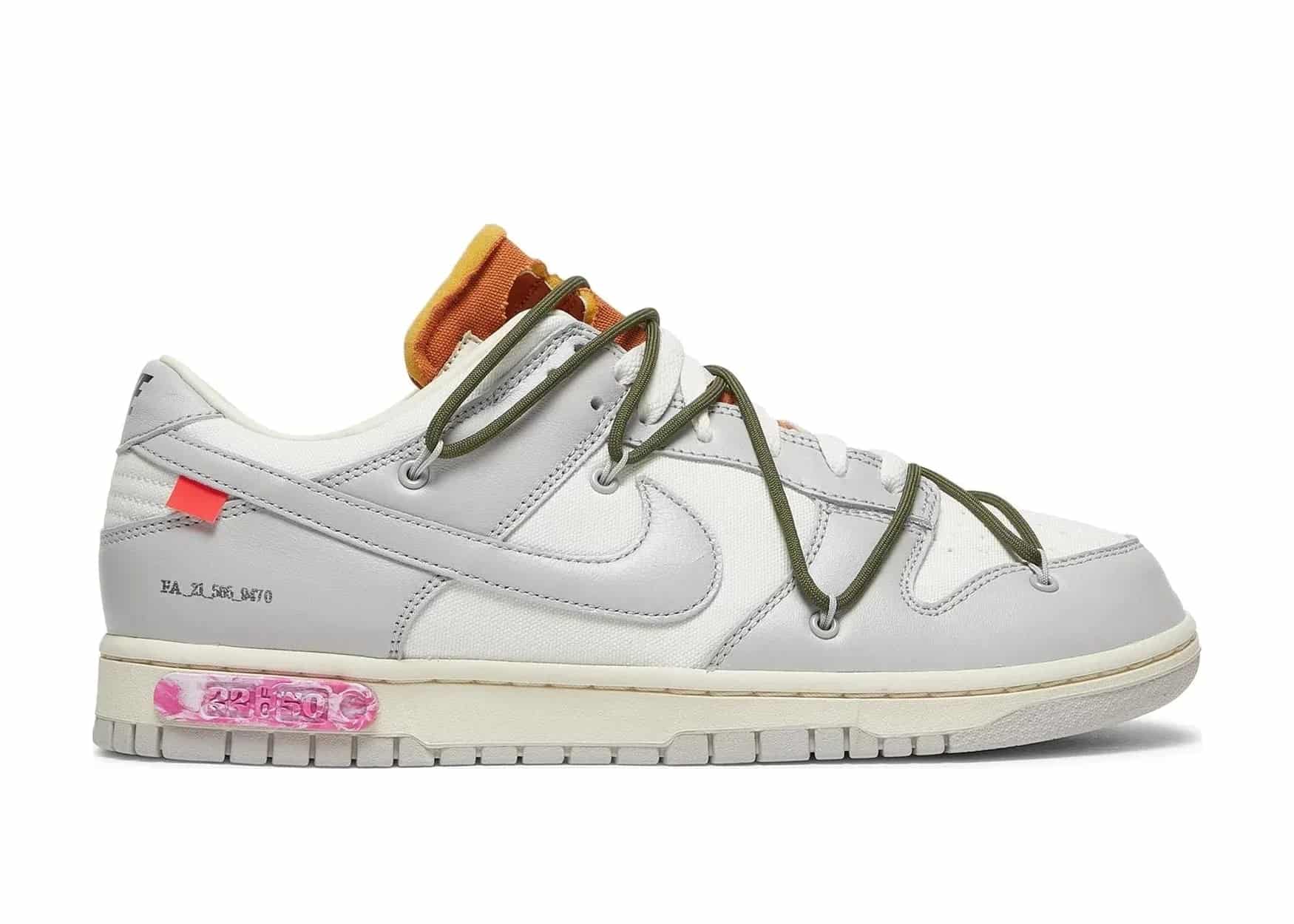 Nike Dunk Low Off-White Lot 22 - Sneaker Türkiye