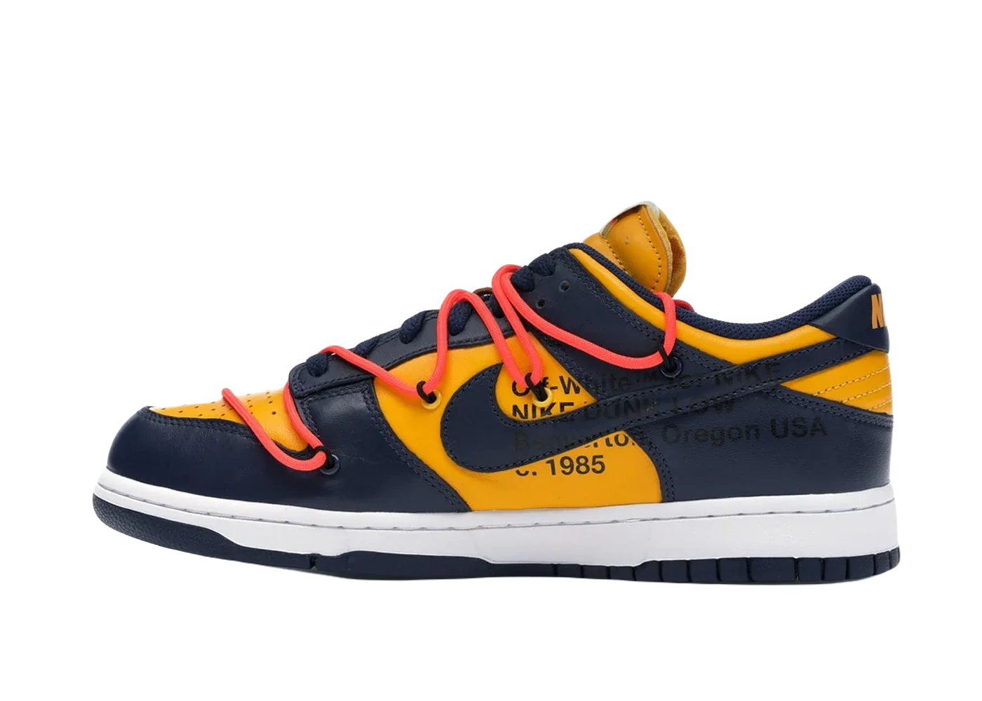Nike Dunk Low Off-White University Gold Midnight Navy - Sneaker Türkiye