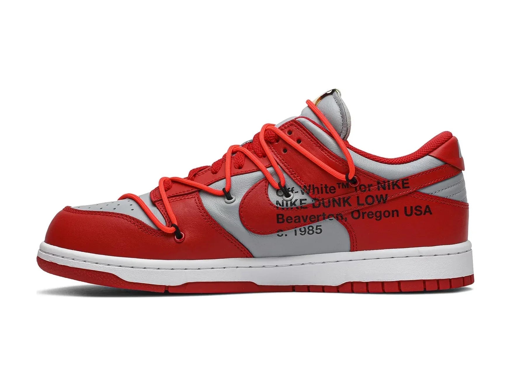 Nike Dunk Low Off-White University Red - Sneaker Türkiye