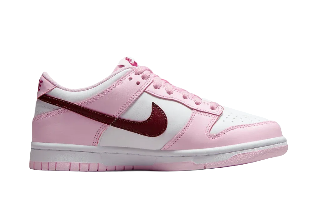 Nike Dunk Low Pink Foam Red White (GS) - Sneaker Türkiye
