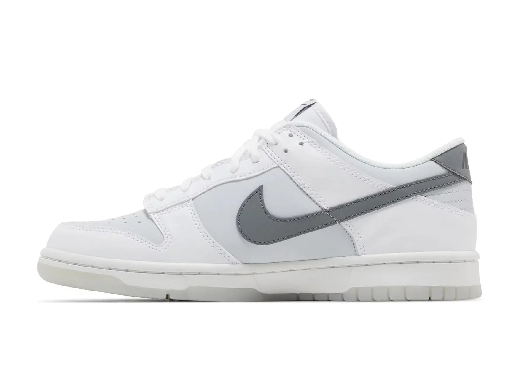 Nike Dunk Low Reflective Swoosh White (GS) - Sneaker Türkiye