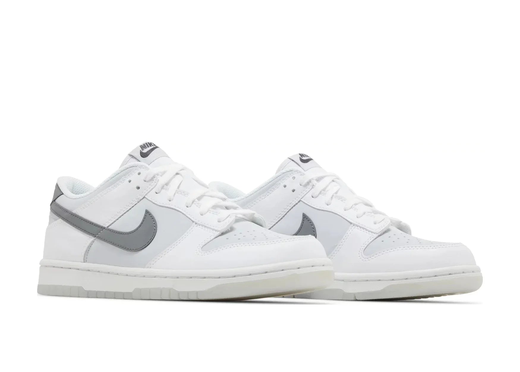 Nike Dunk Low Reflective Swoosh White (GS) - Sneaker Türkiye