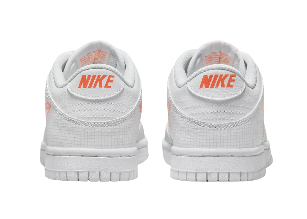 Nike Dunk Low SE 3D Swoosh Pure Platinum Total Orange (GS) - Sneaker Türkiye