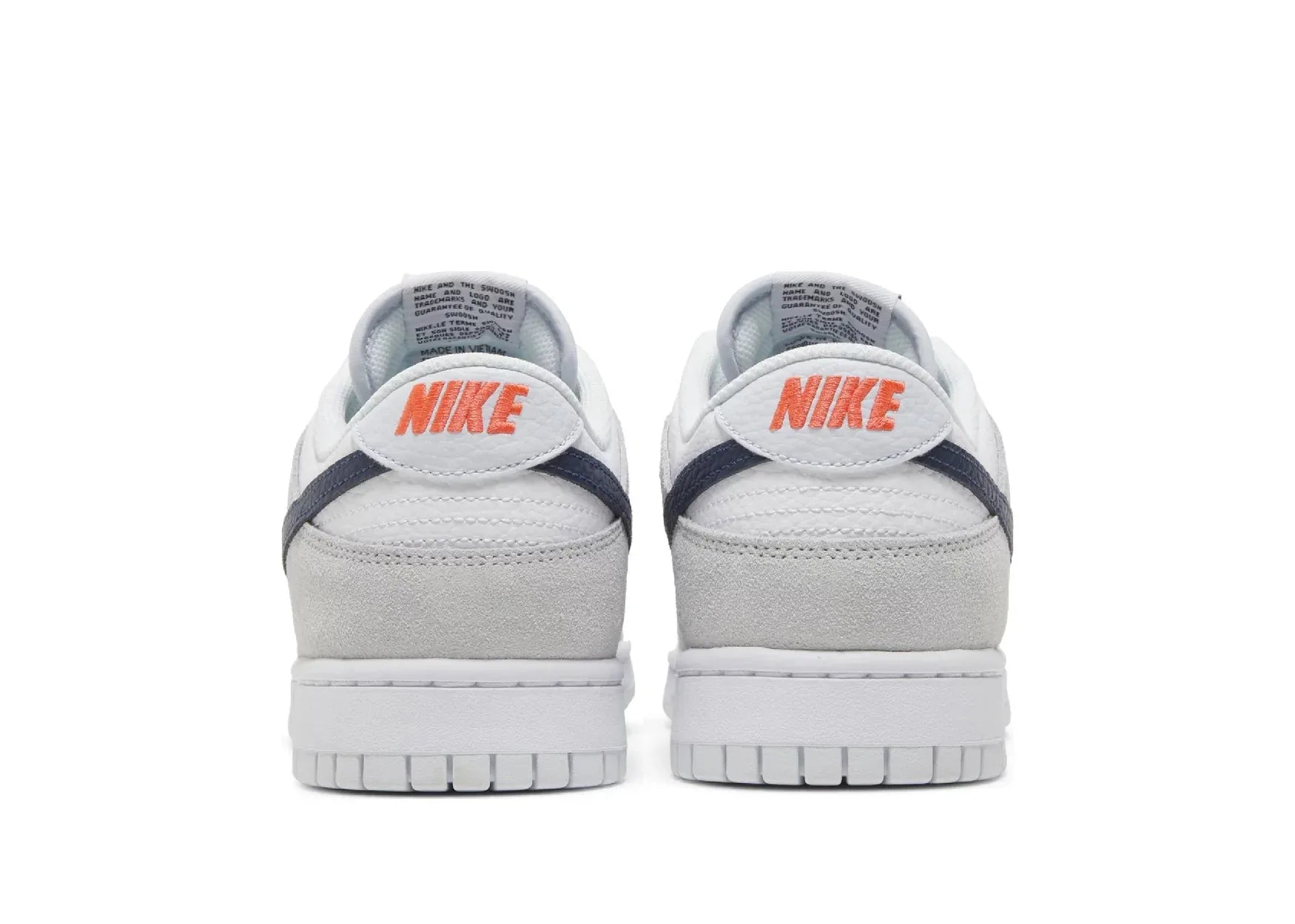 Nike Dunk Low White Grey Navy Aqua Mini Swoosh - Sneaker Türkiye