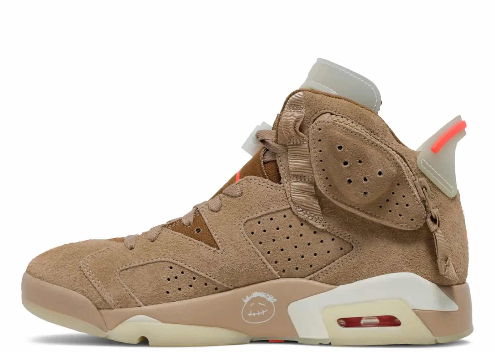 Nike Jordan 6 Retro Travis Scott British Khaki - Sneaker Türkiye