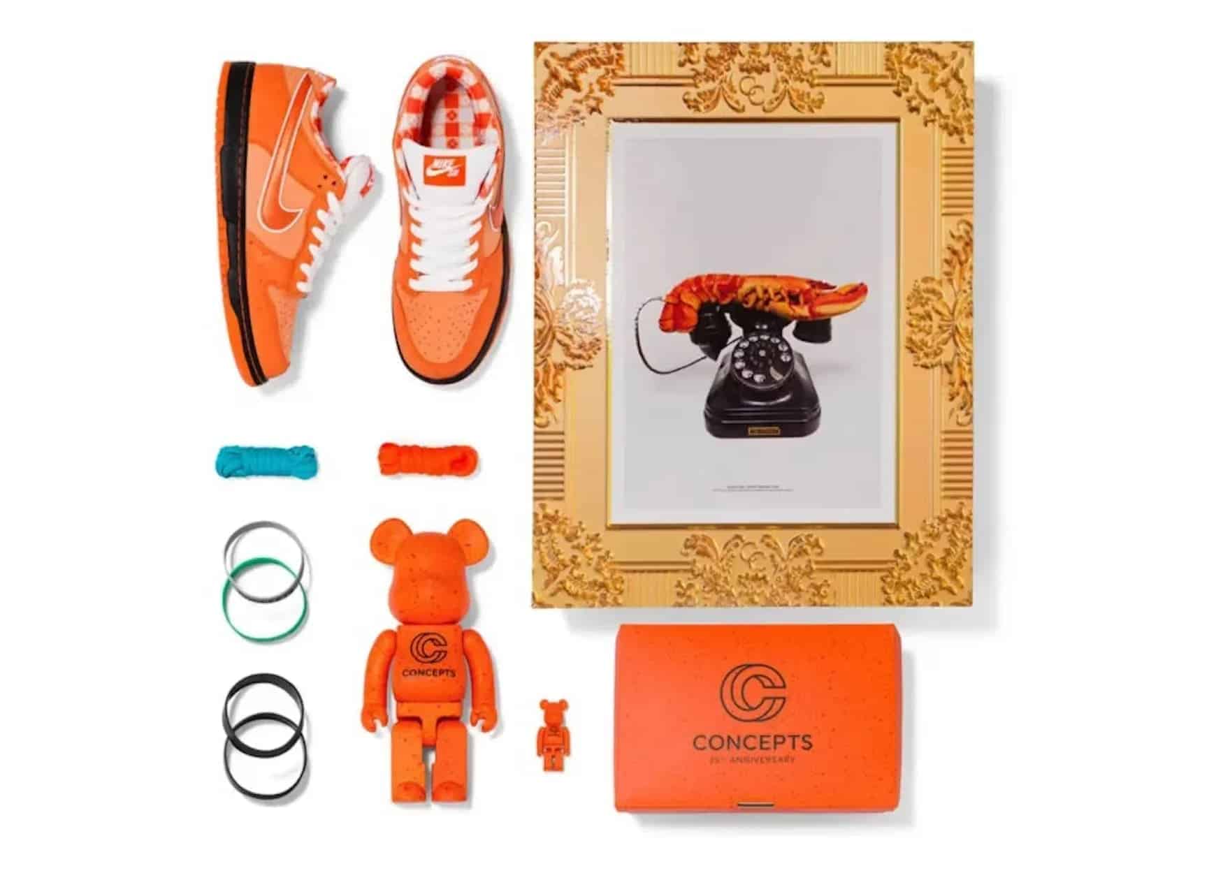 Nike Dunk Low Concepts Orange Lobster (Special Box) - Sneaker Türkiye