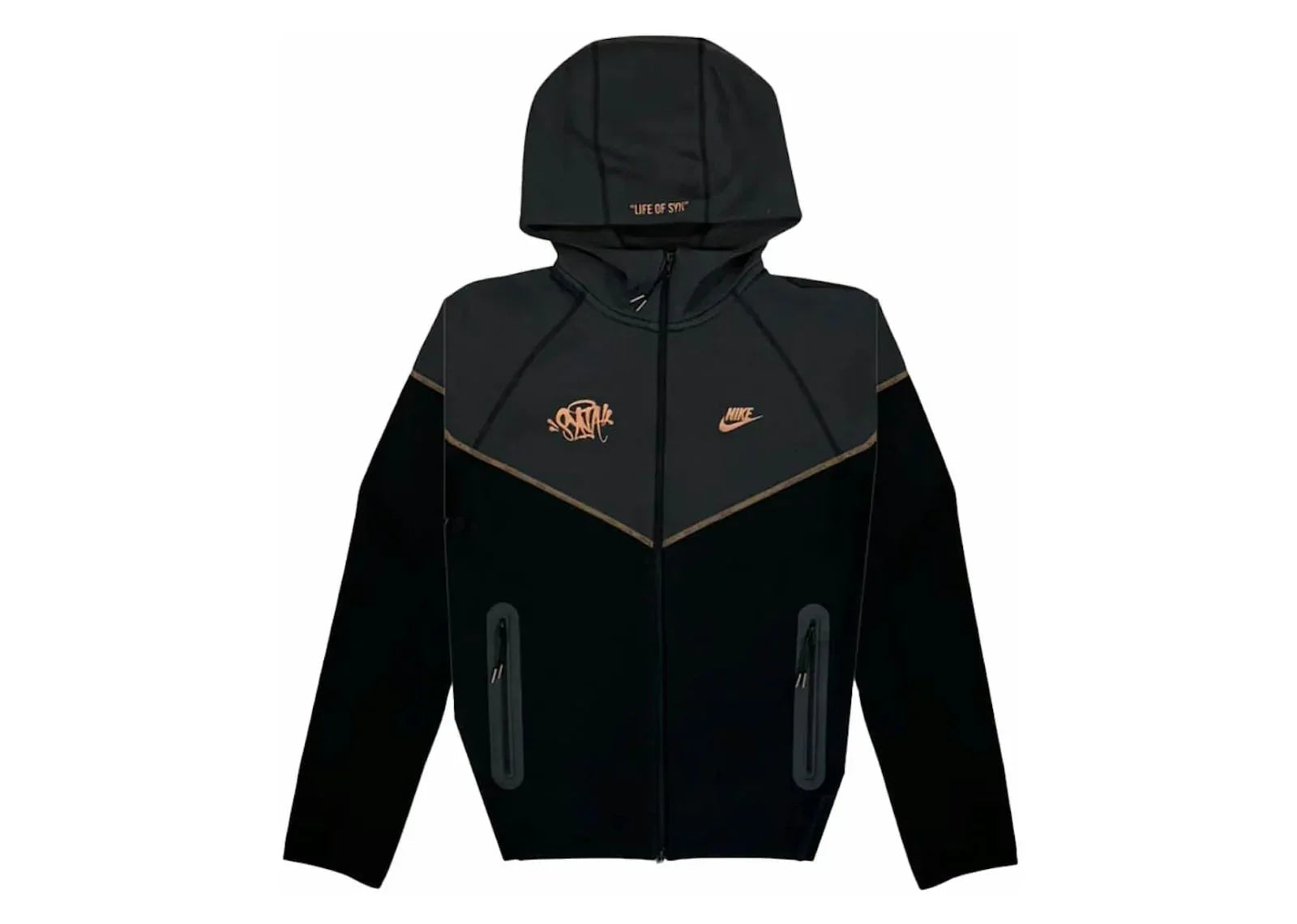 Nike Sportswear Tech Fleece X Central Cee Full Zip Hoodie Black - Sneaker Türkiye