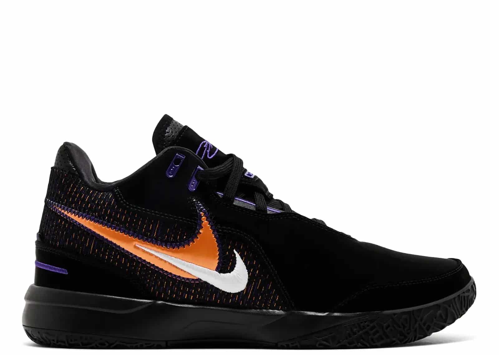 Nike Zoom LeBron NXXT Gen AMPD Black Field Purple Bright Mandarin - Sneaker Türkiye