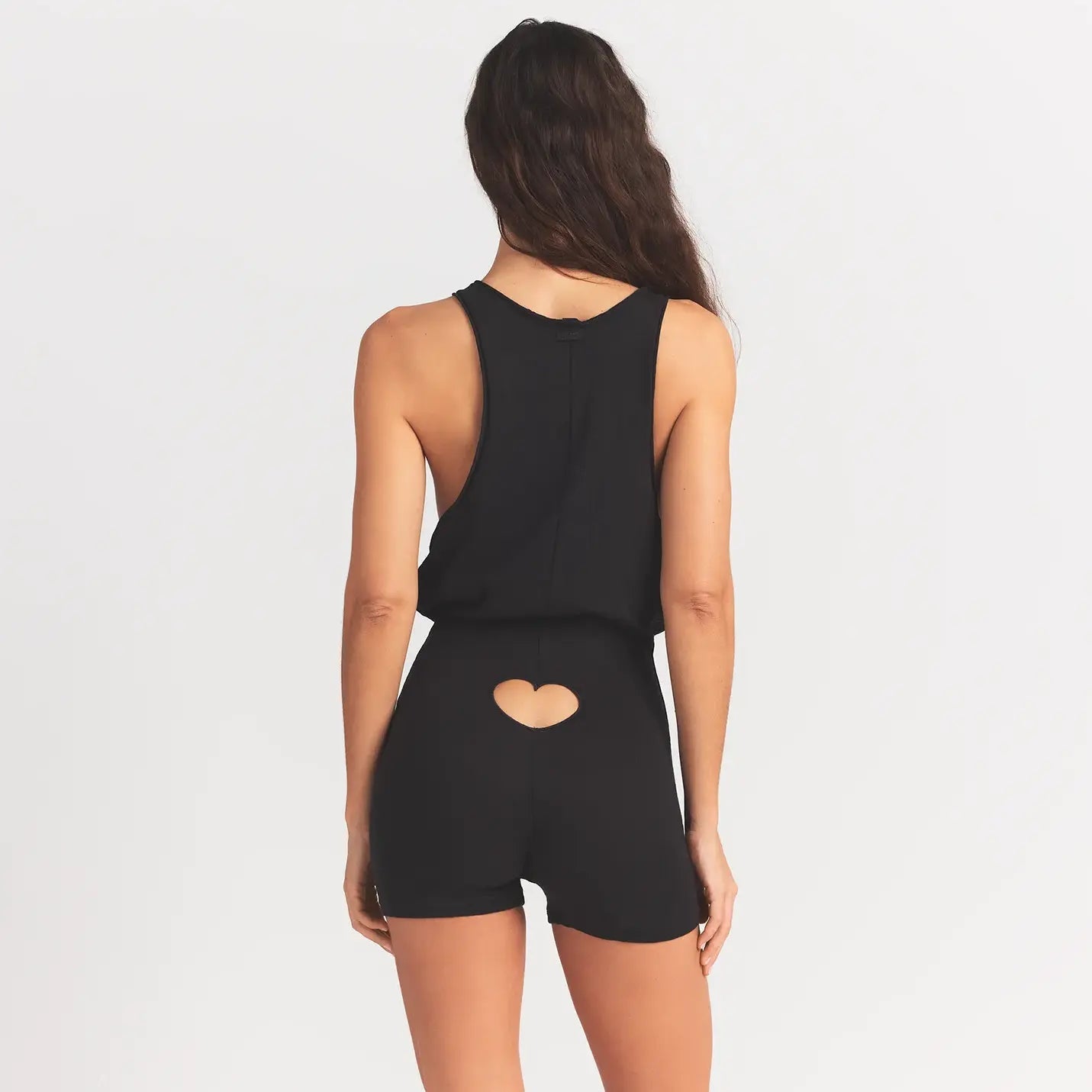 SKIMS WORN IN JERSEY HEART ONESIE | WASHED ONYX - Sneaker Türkiye