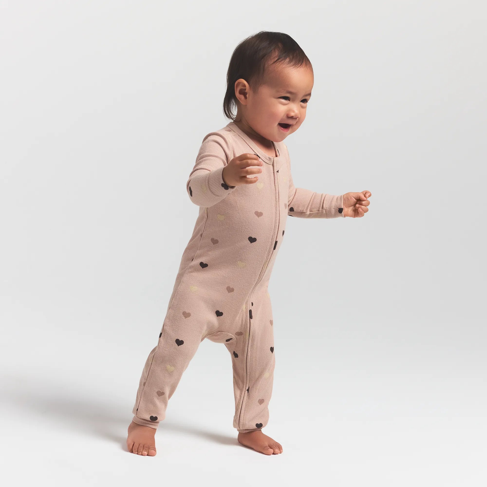 SKIMS SOFT LOUNGE BABY ONESIE | MICA MINI HEART HALFDROP - Sneaker Türkiye