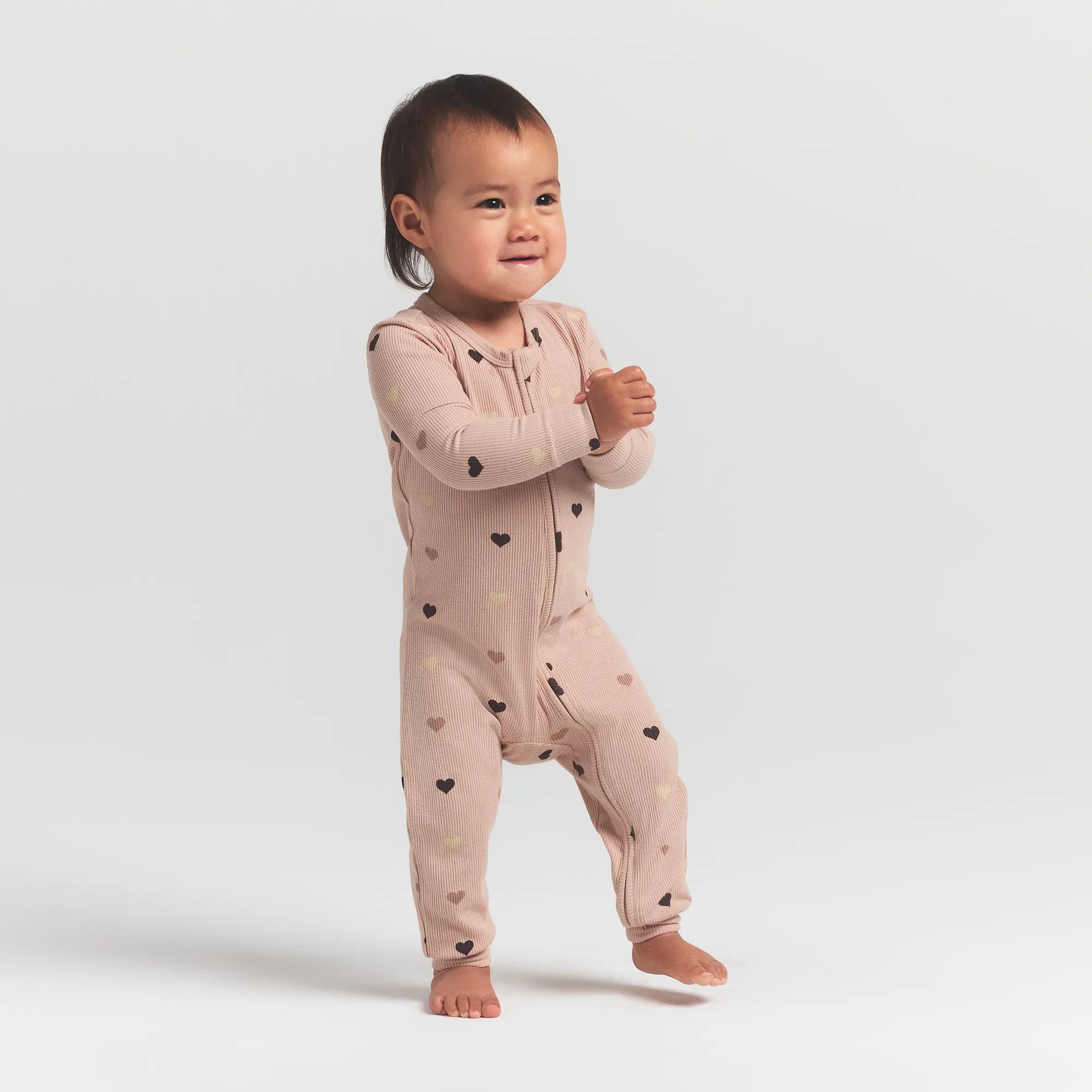 SKIMS SOFT LOUNGE BABY ONESIE | MICA MINI HEART HALFDROP - Sneaker Türkiye