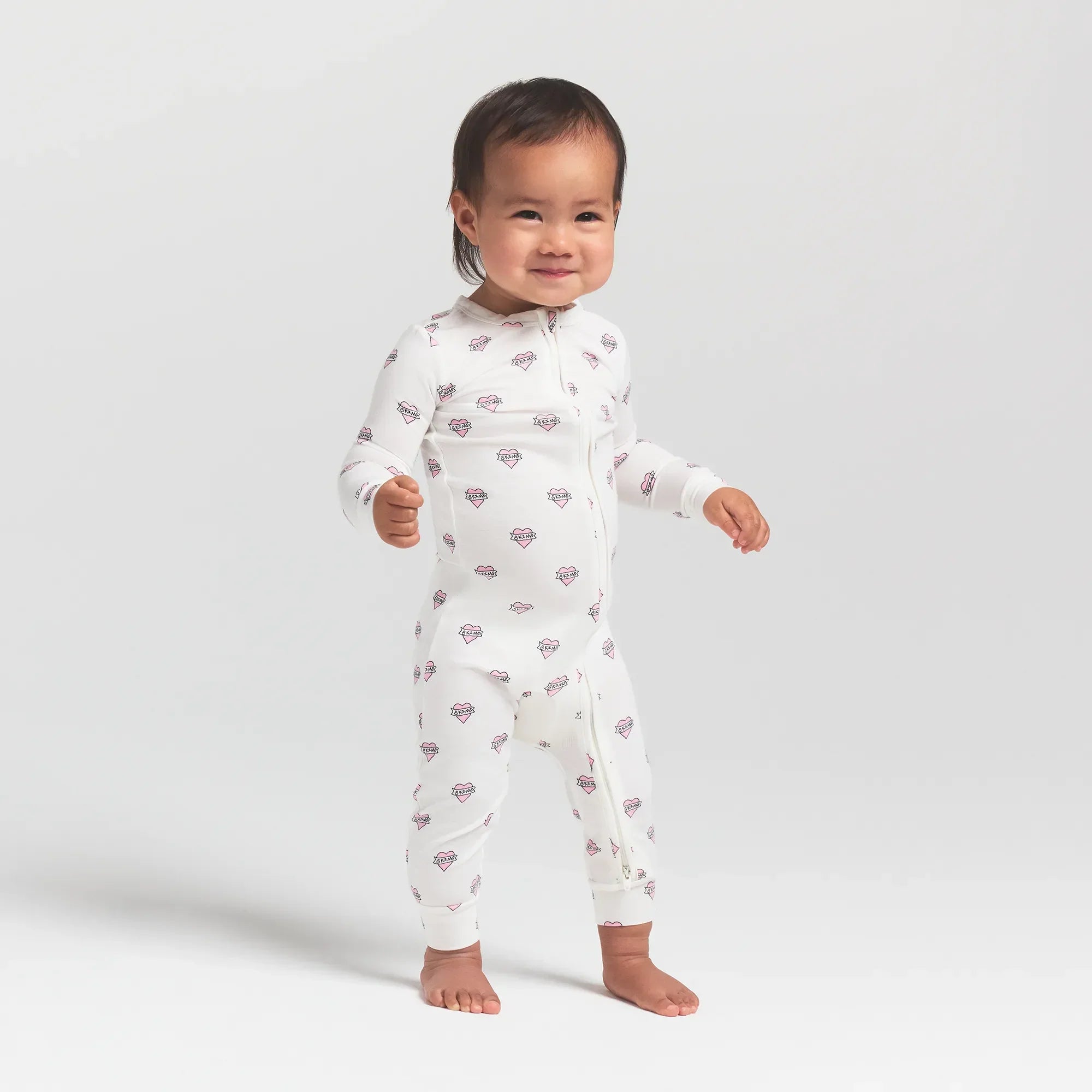 SKIMS SLEEP BABY ONESIE | MARBLE HEART BANNER - Sneaker Türkiye