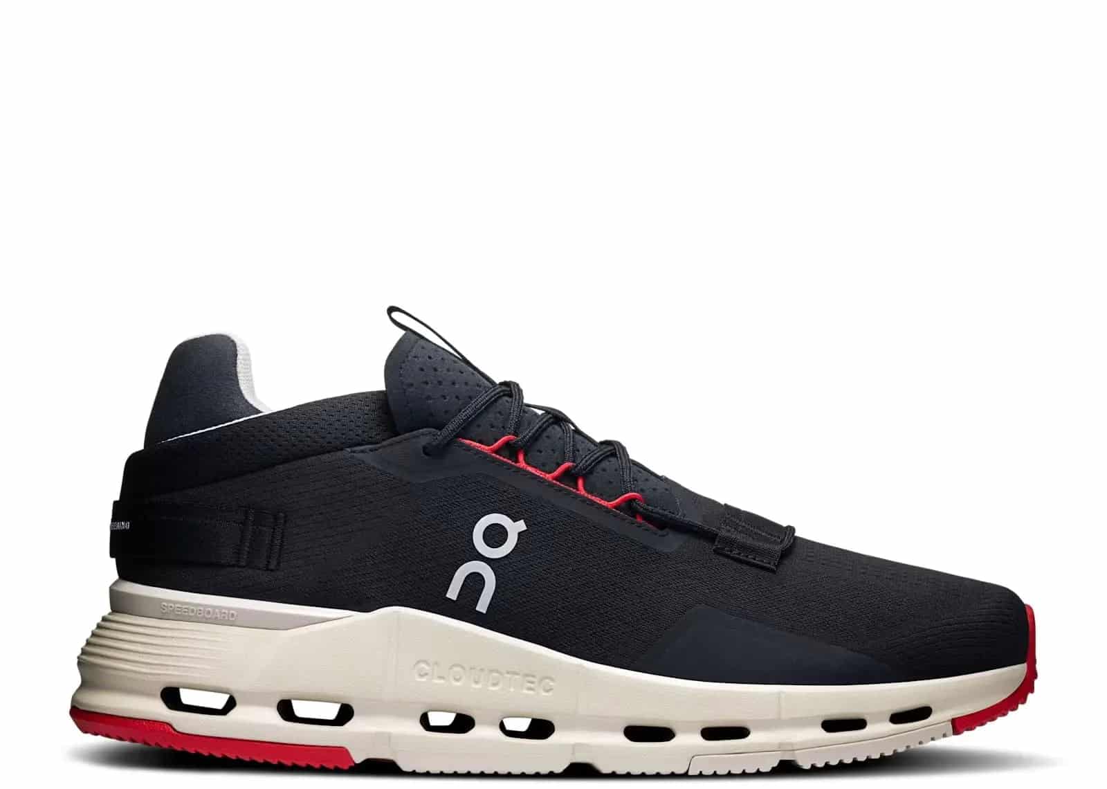 On Cloudnova 2 Black Red - Sneaker Türkiye