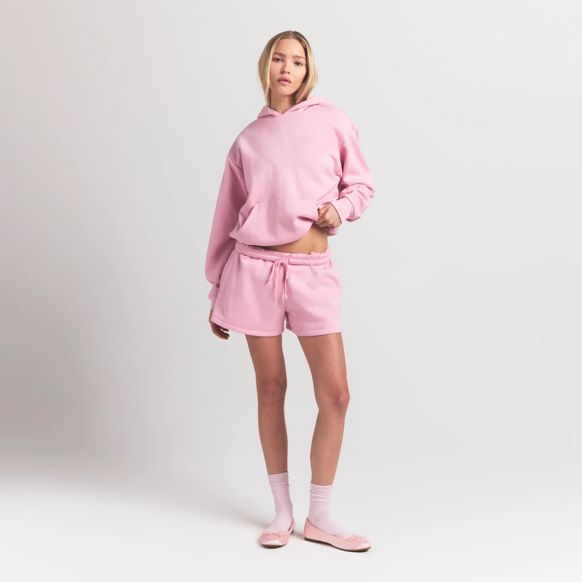 SKIMS COTTON FLEECE CLASSIC HOODIE | HALITE - Sneaker Türkiye