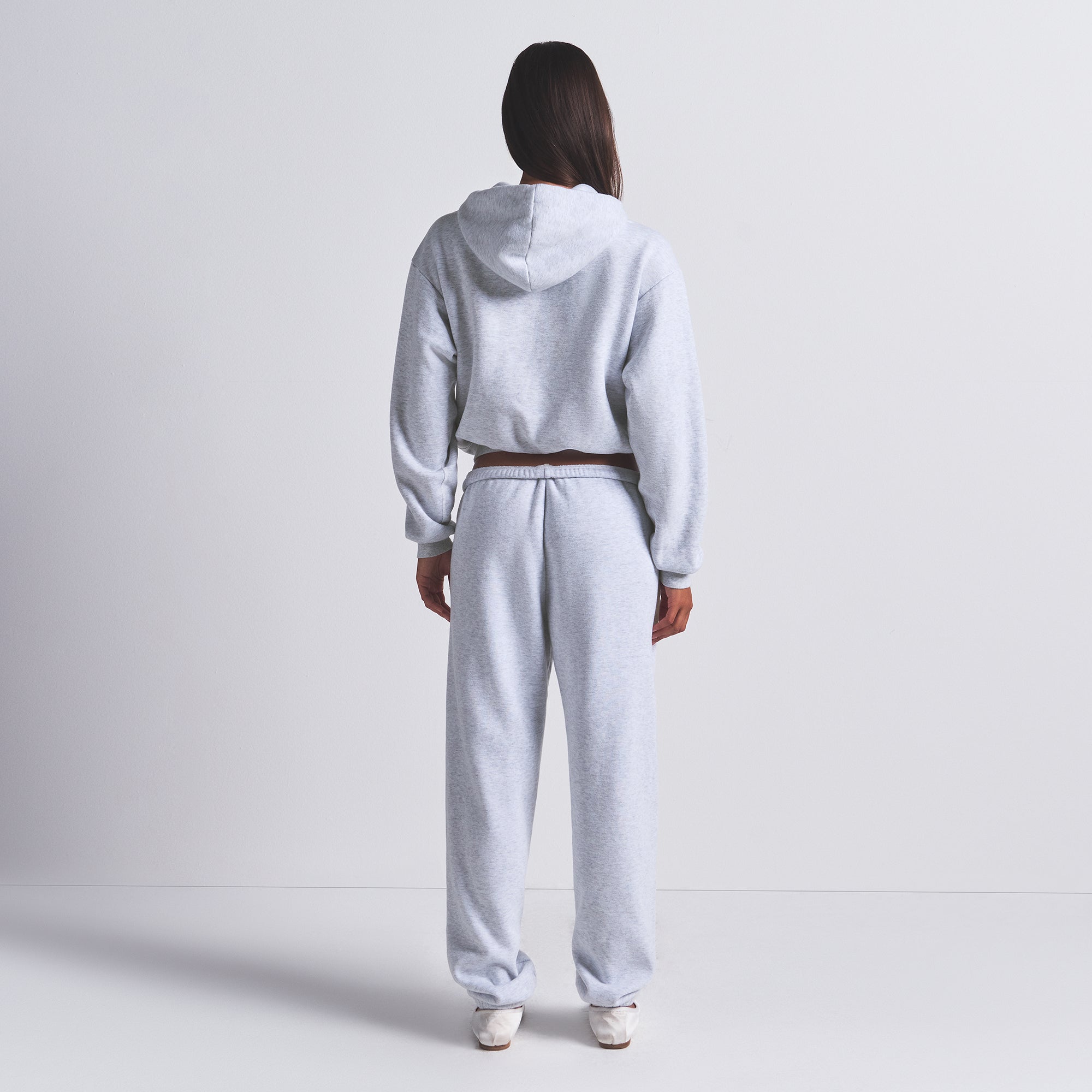 SKIMS COTTON FLEECE CLASSIC HOODIE | LIGHT HEATHER GREY - Sneaker Türkiye