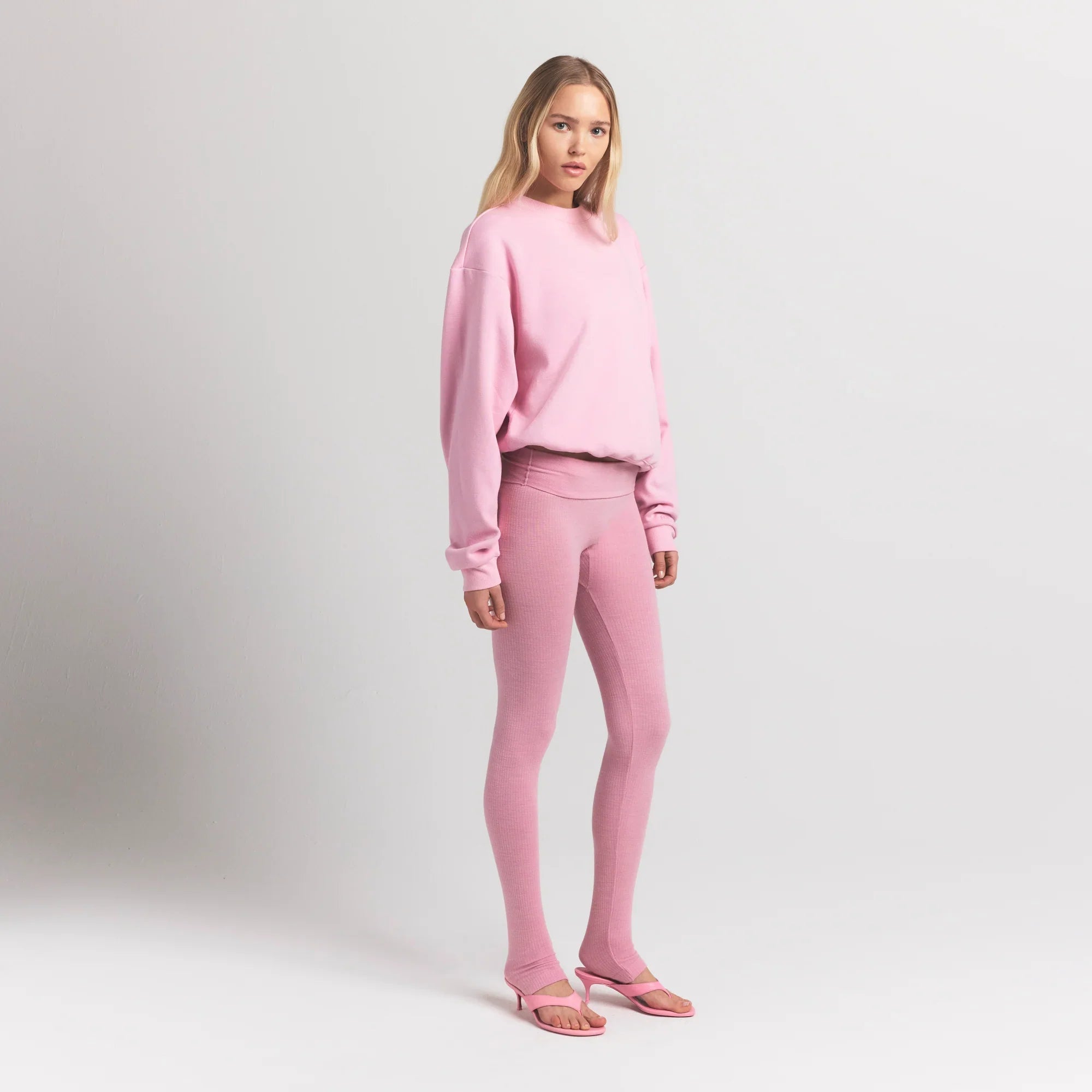 SKIMS COTTON FLEECE CLASSIC CREWNECK | HALITE - Sneaker Türkiye