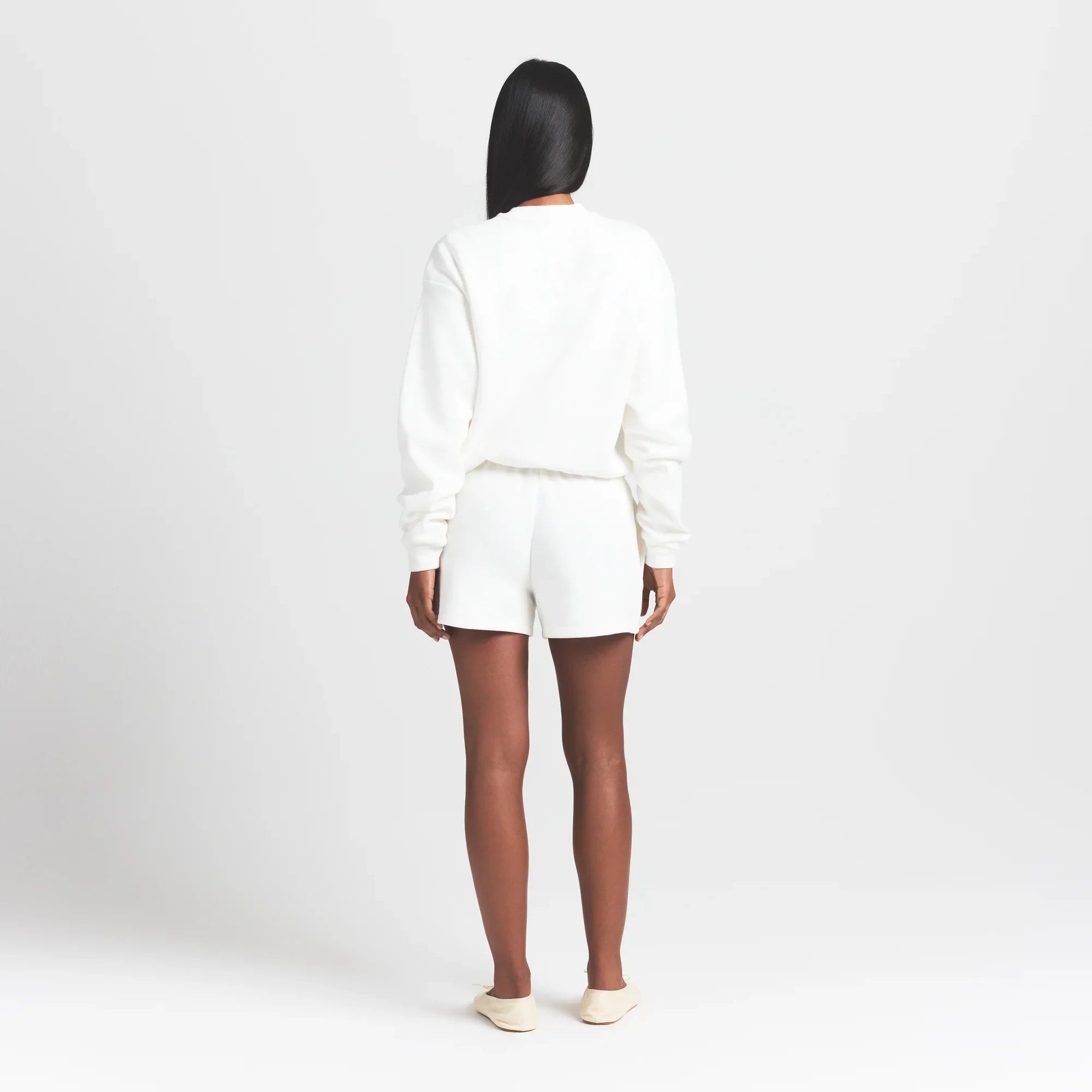 SKIMS COTTON FLEECE CLASSIC CREWNECK | MARBLE - Sneaker Türkiye