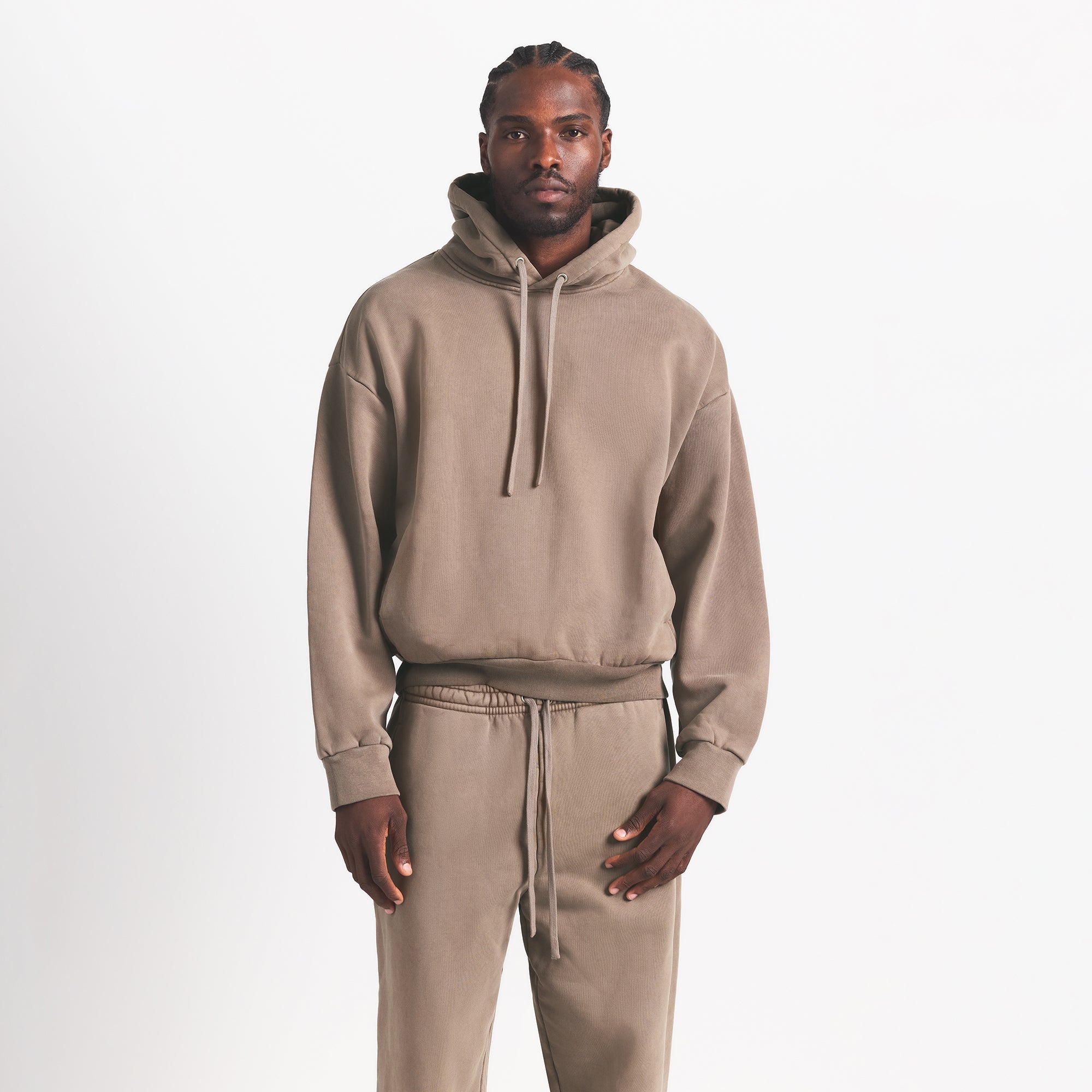 SKIMS HEAVYWEIGHT FLEECE MENS HOODIE | TRUFFLE - Sneaker Türkiye