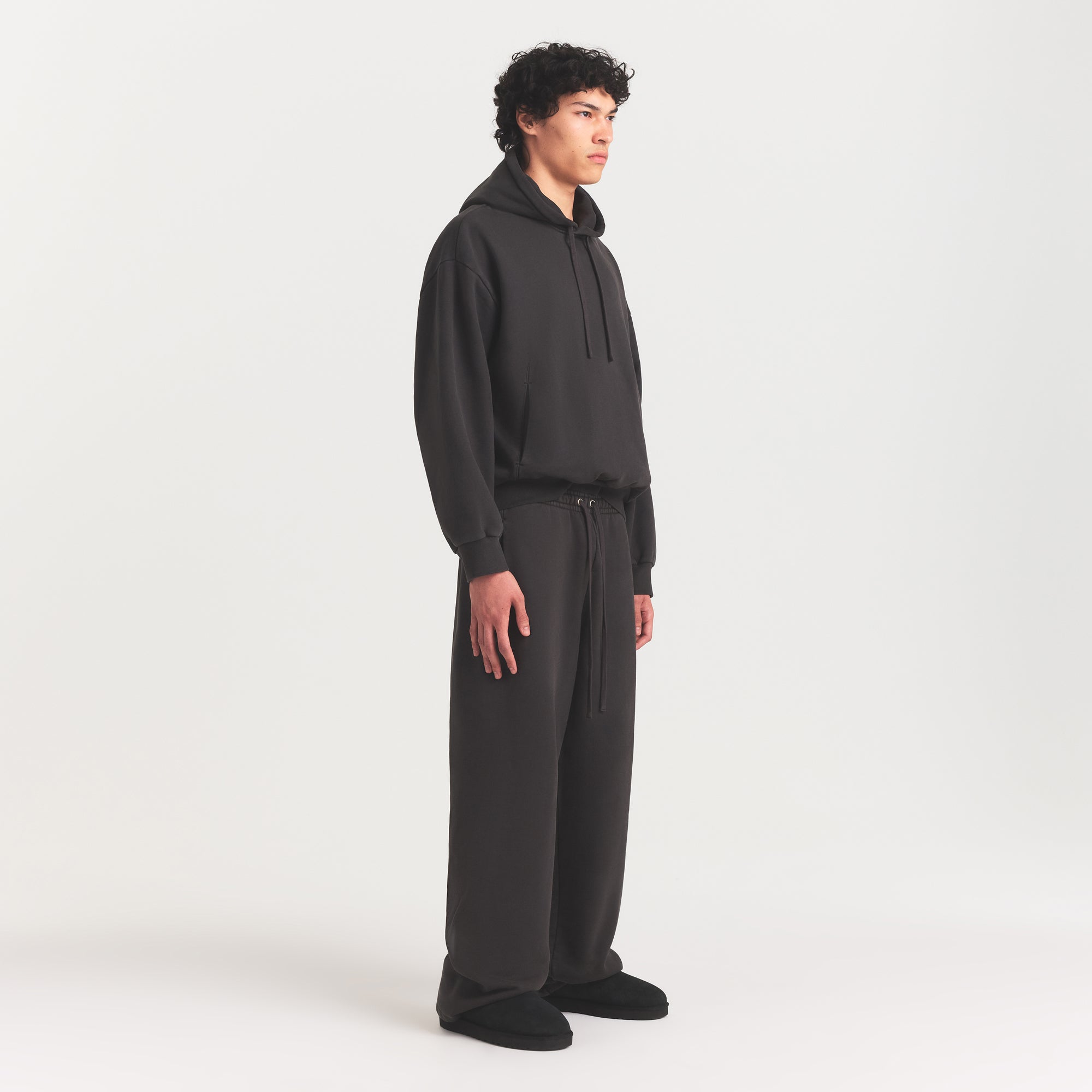 SKIMS HEAVYWEIGHT FLEECE MENS HOODIE | WASHED ONYX - Sneaker Türkiye