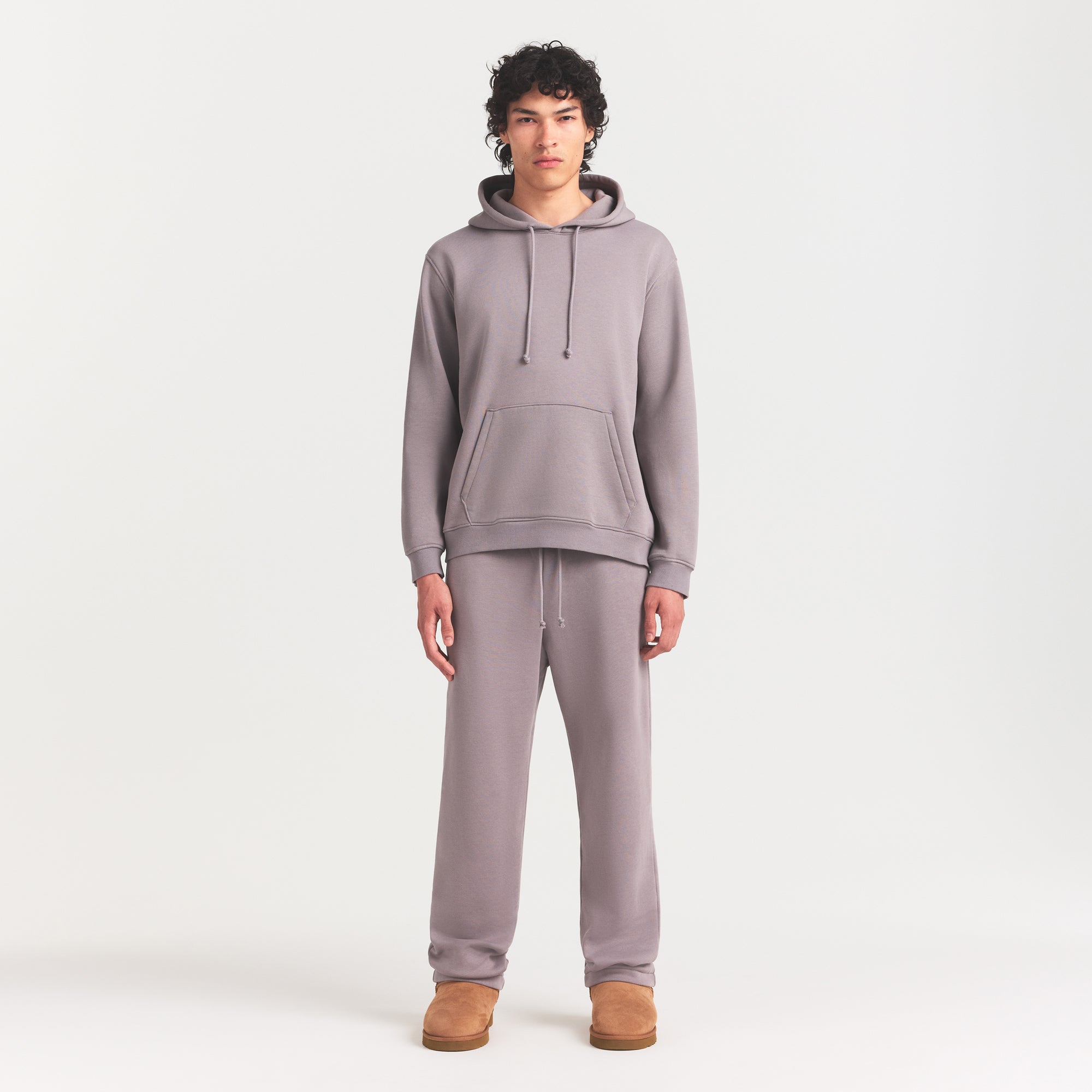SKIMS FLEECE LOUNGE MENS CLASSIC HOODIE | SHADOW - Sneaker Türkiye