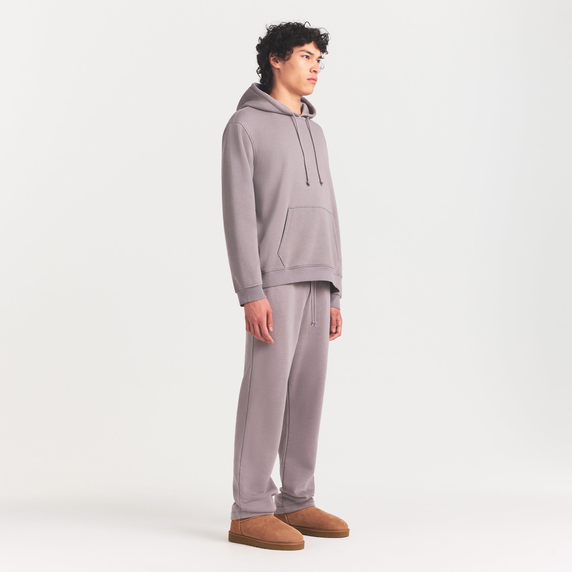 SKIMS FLEECE LOUNGE MENS CLASSIC HOODIE | SHADOW - Sneaker Türkiye