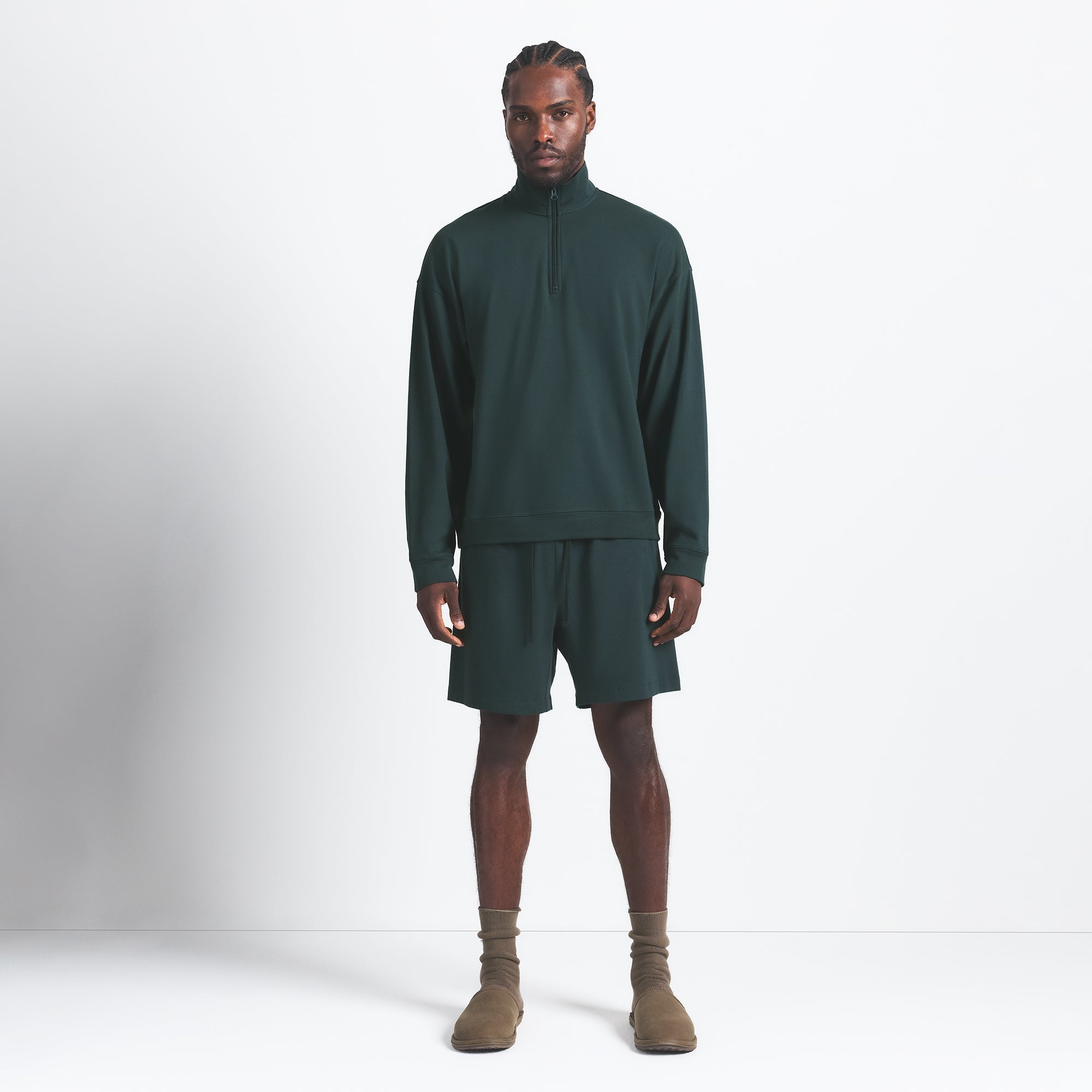 SKIMS JERSEY LOUNGE MENS RELAXED QUARTER ZIP PULLOVER | TINT - Sneaker Türkiye