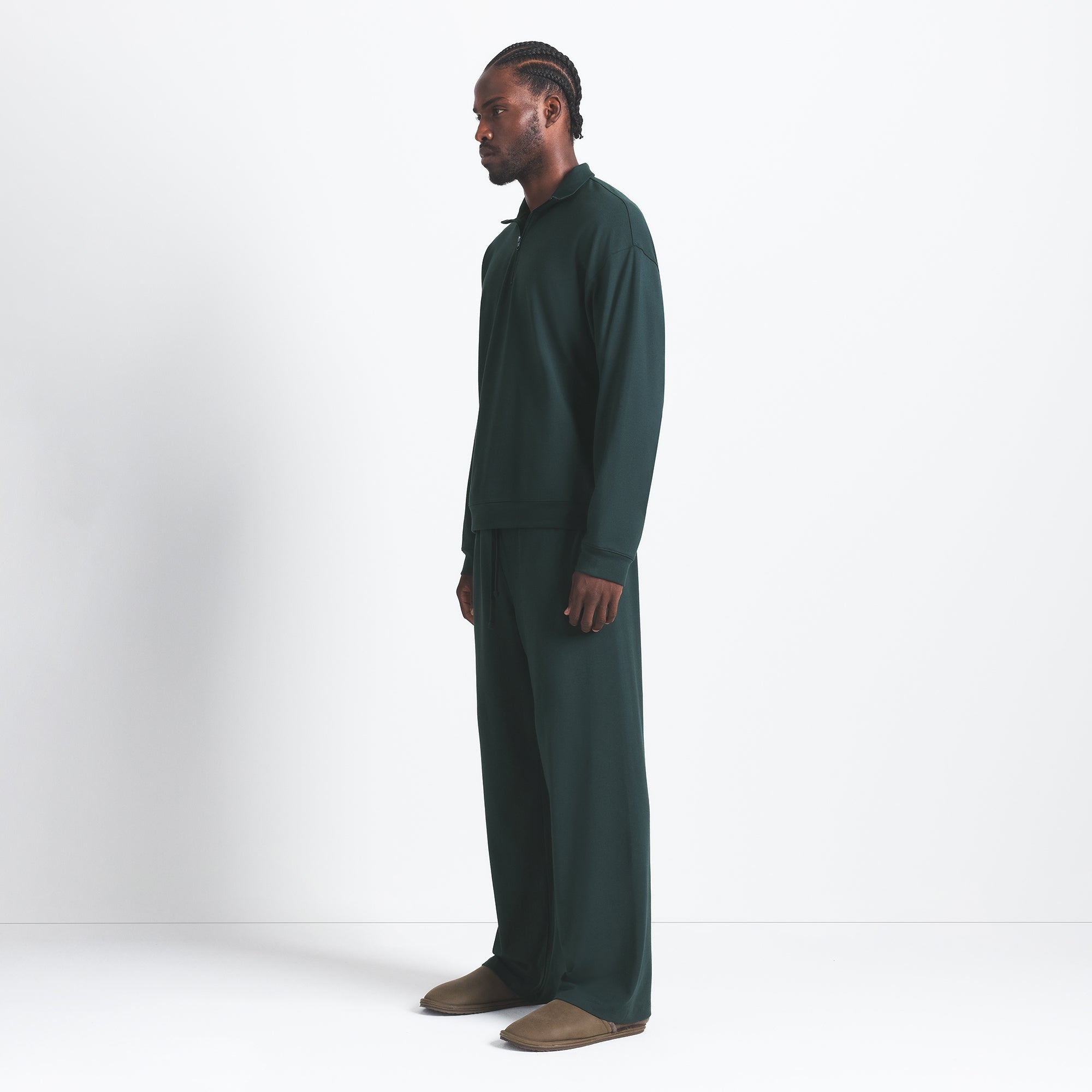 SKIMS JERSEY LOUNGE MENS RELAXED QUARTER ZIP PULLOVER | TINT - Sneaker Türkiye