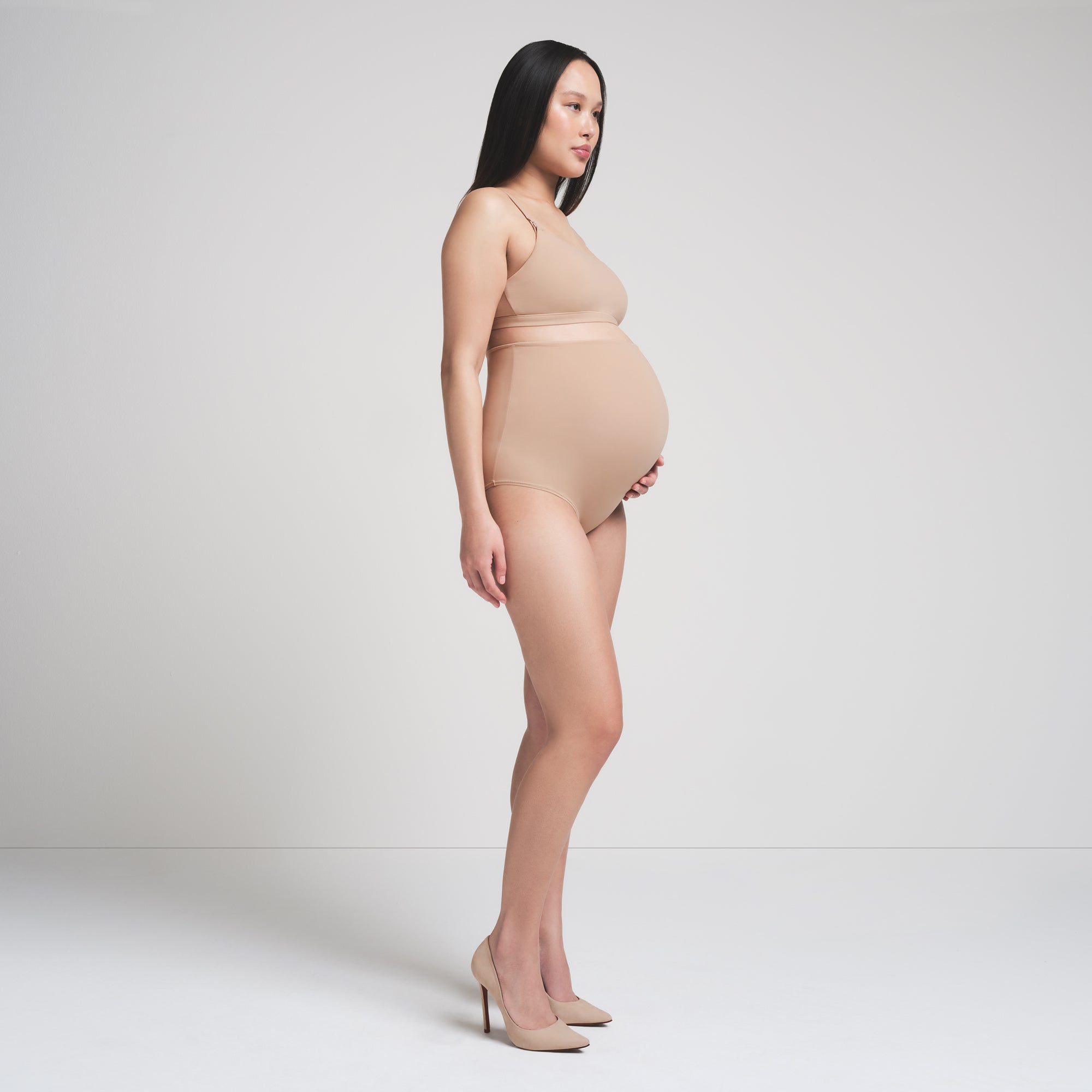SKIMS FITS EVERYBODY MATERNITY HIGH-WAISTED BRIEF | CLAY - Sneaker Türkiye