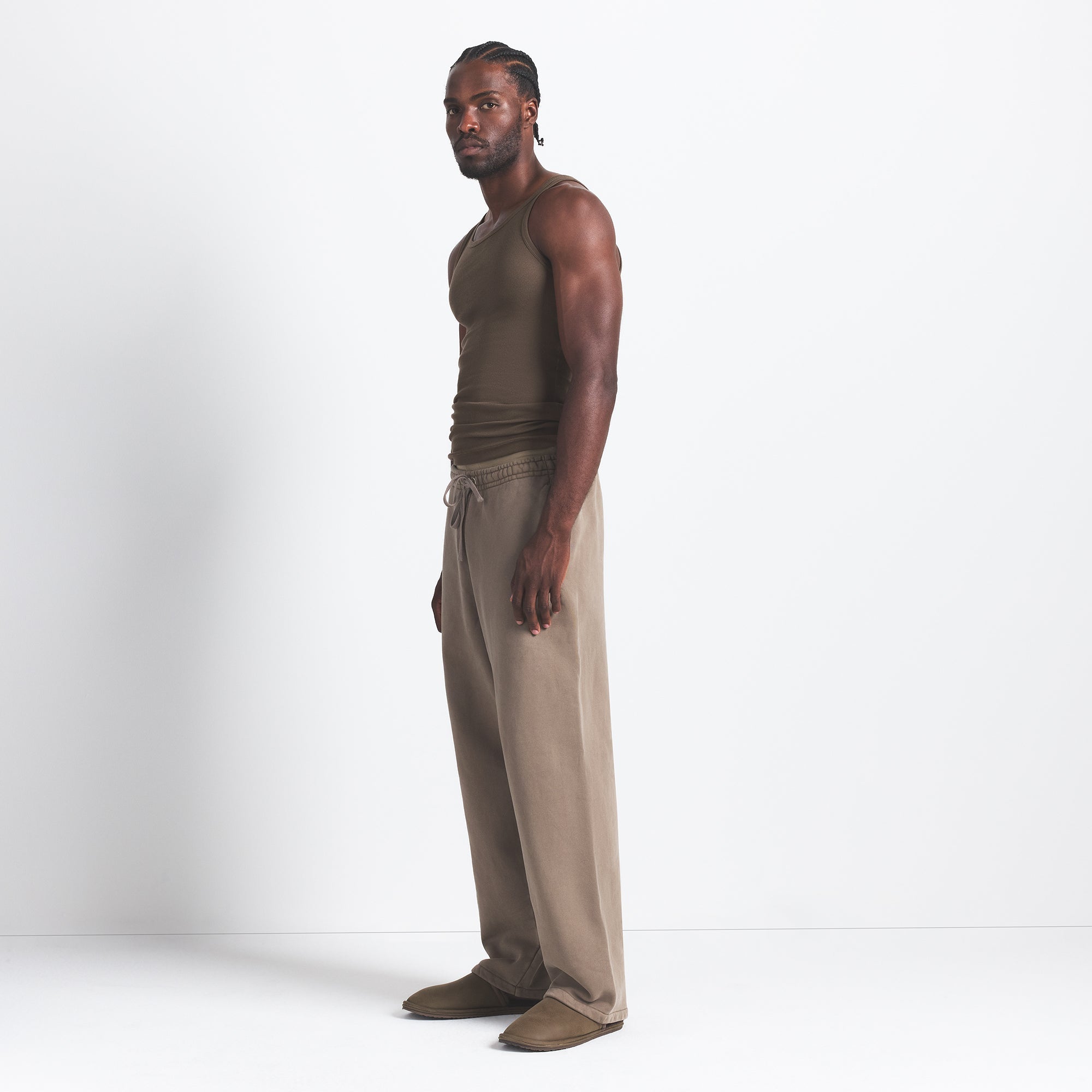 SKIMS HEAVYWEIGHT FLEECE MENS STRAIGHT LEG PANT | TRUFFLE - Sneaker Türkiye