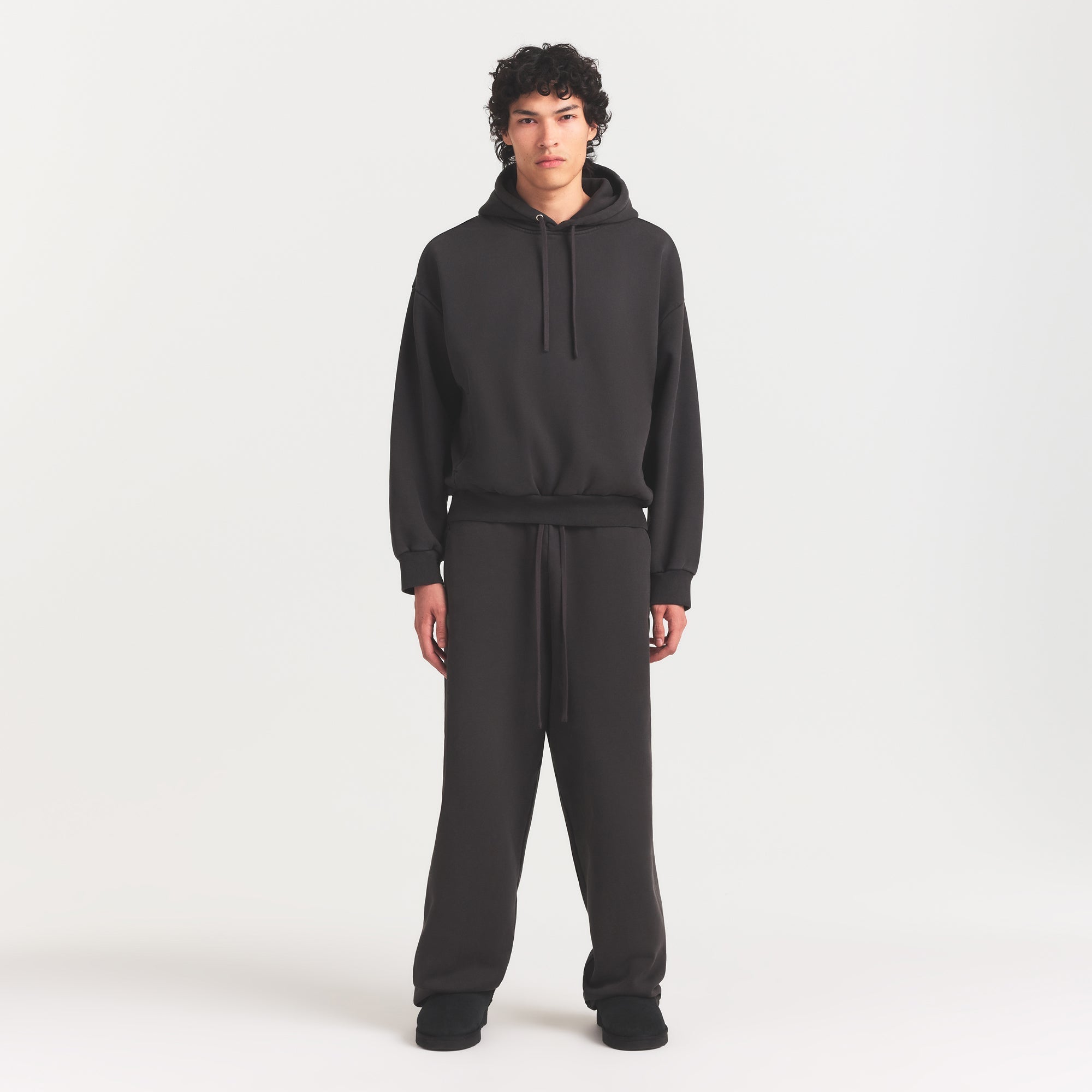 SKIMS HEAVYWEIGHT FLEECE MENS STRAIGHT LEG PANT | WASHED ONYX - Sneaker Türkiye