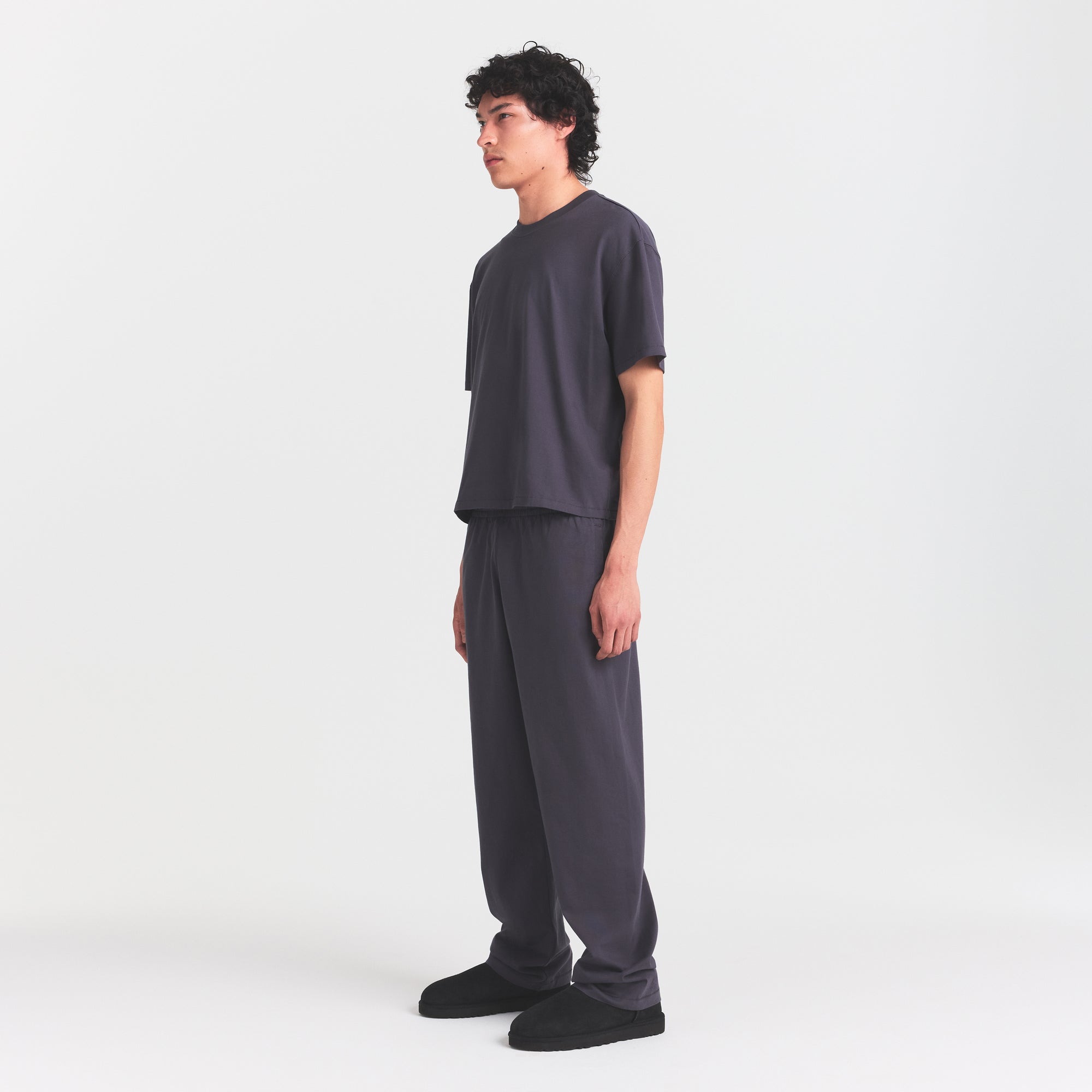 SKIMS HEAVYWEIGHT COTTON MENS RELAXED PANT | RAVEN - Sneaker Türkiye