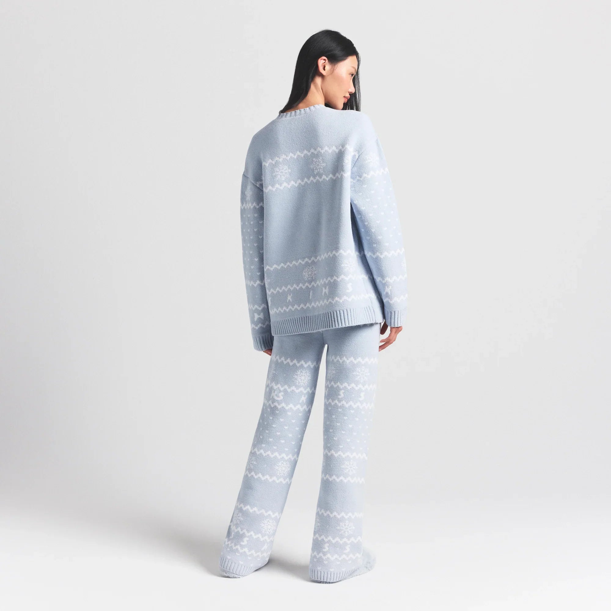 SKIMS COZY LIGHT PANT | ZEN BLUE HEART FAIR ISLE - Sneaker Türkiye