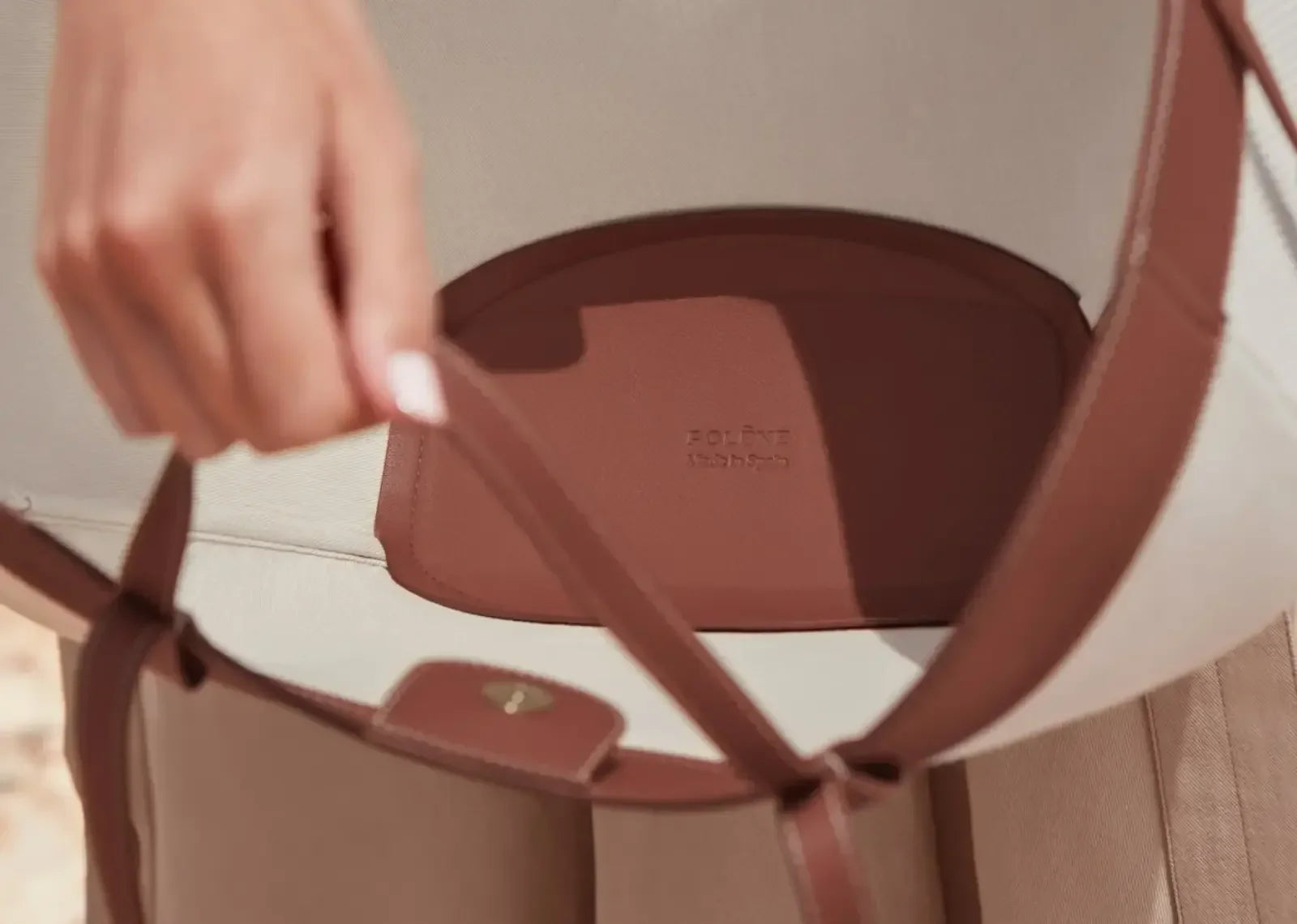Polène Cyme Edition Cognac Canvas - Sneaker Türkiye