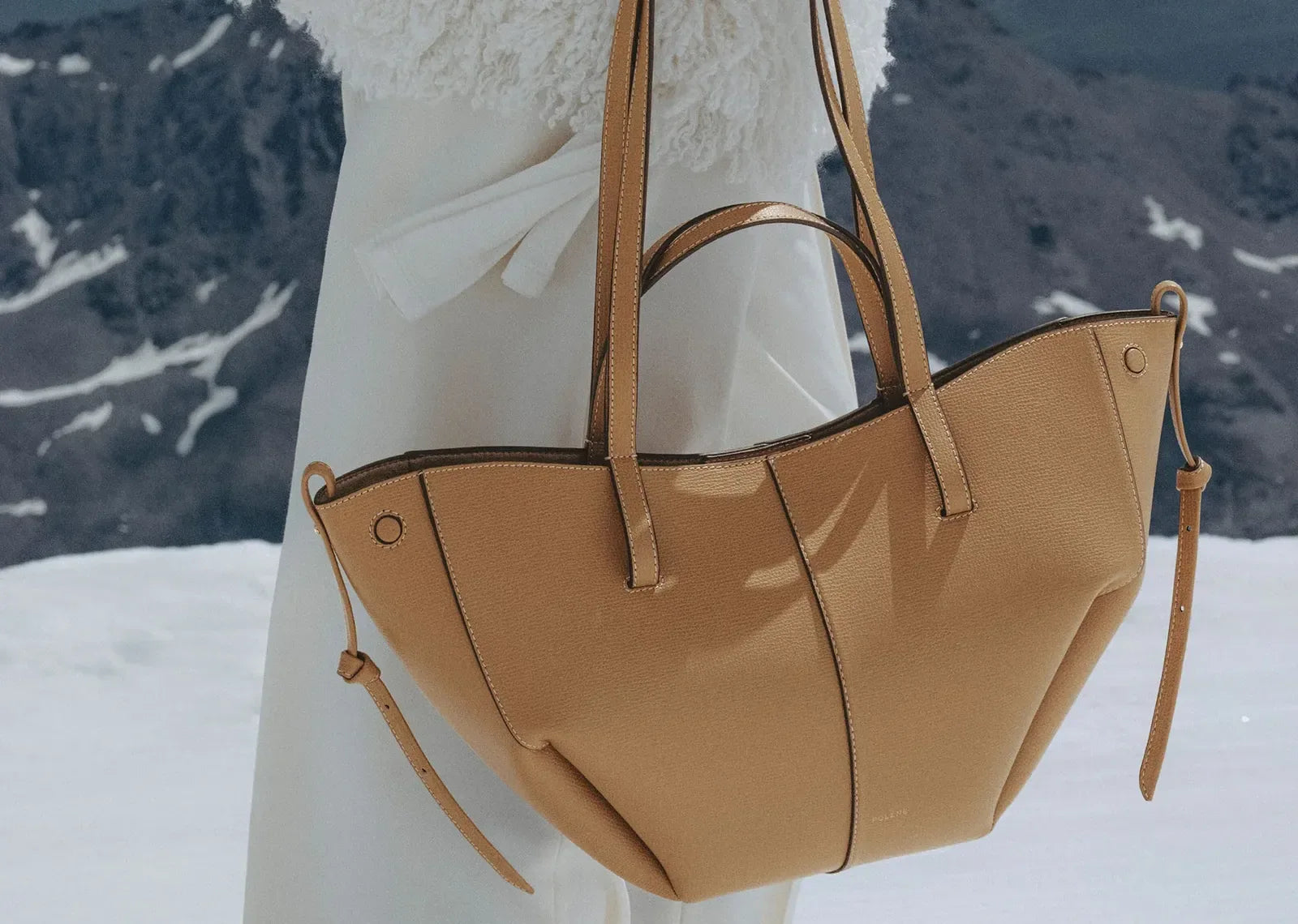 Polène Cyme Mini Edition Textured Ocher - Sneaker Türkiye
