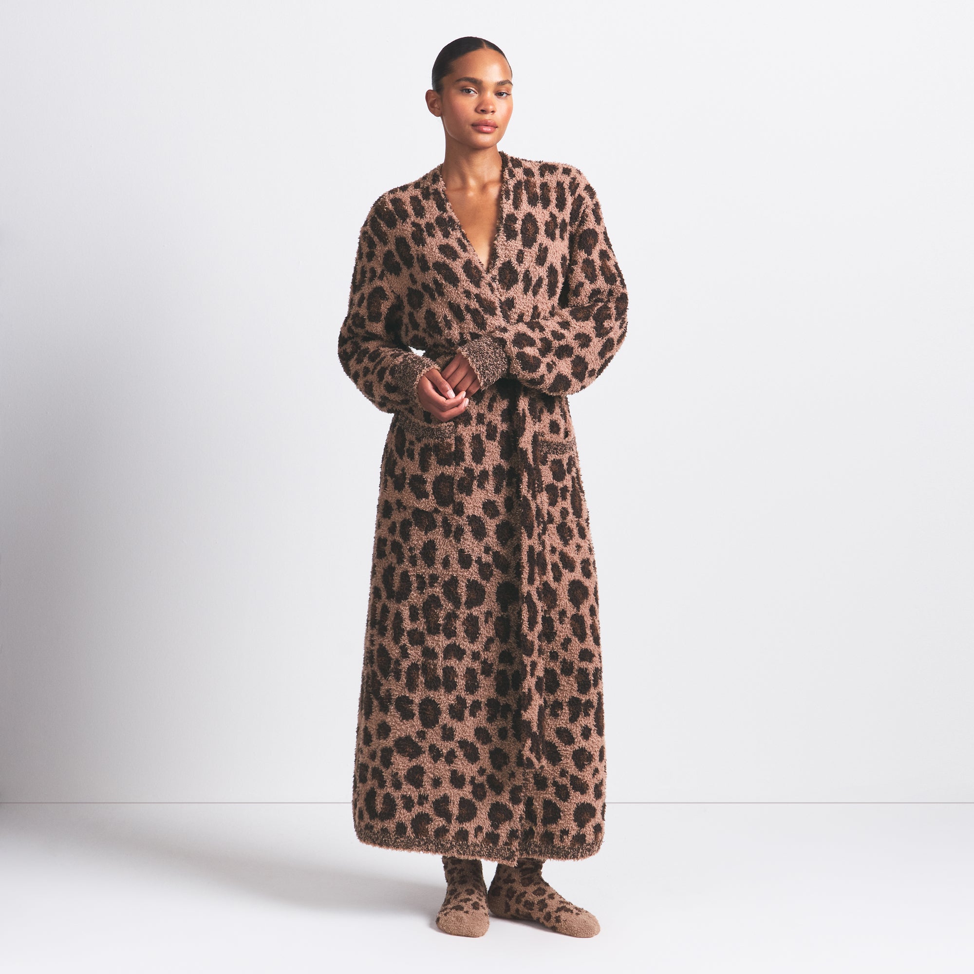 SKIMS COZY KNIT SOCK | SIENNA LEOPARD PRINT - Sneaker Türkiye