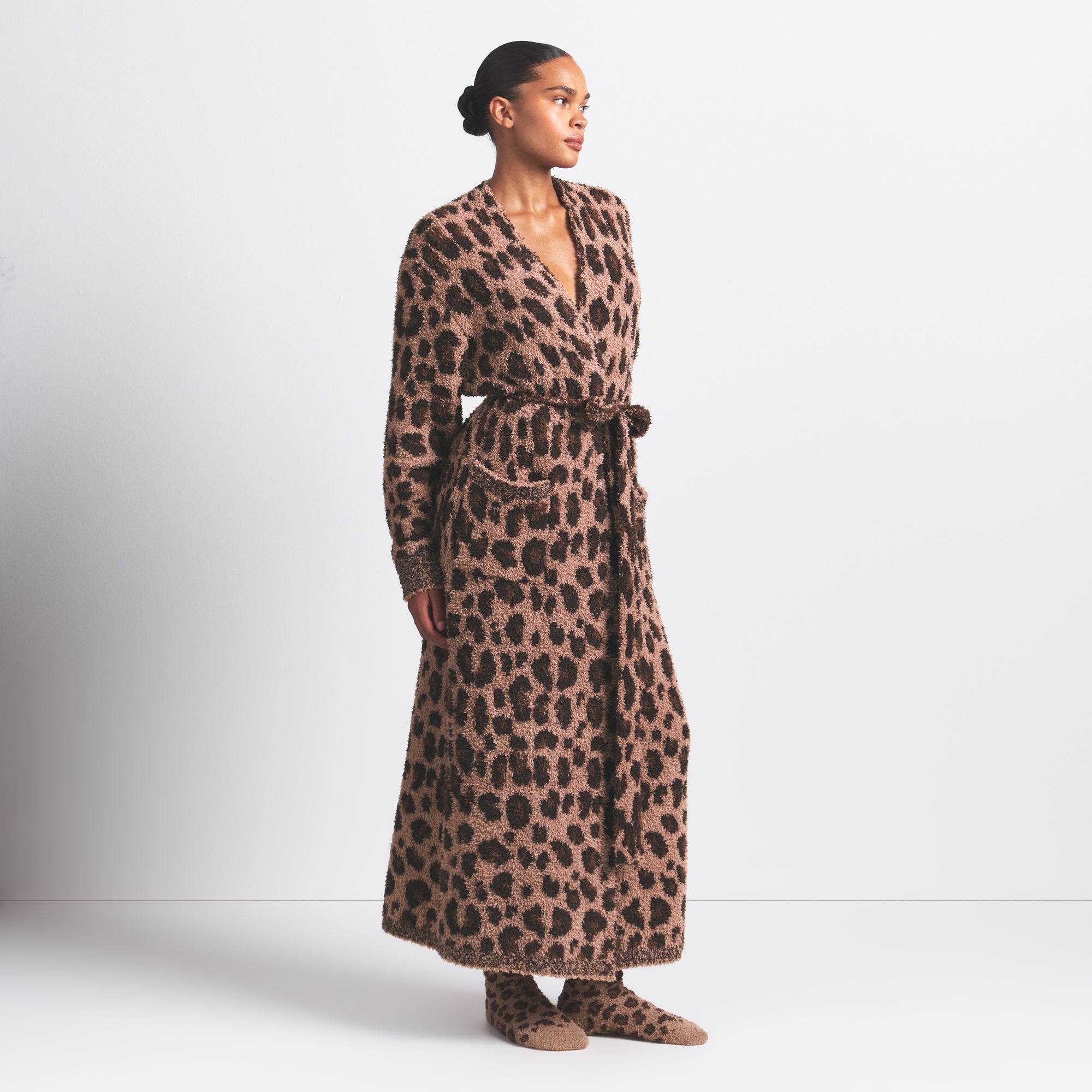SKIMS COZY KNIT SOCK | SIENNA LEOPARD PRINT - Sneaker Türkiye