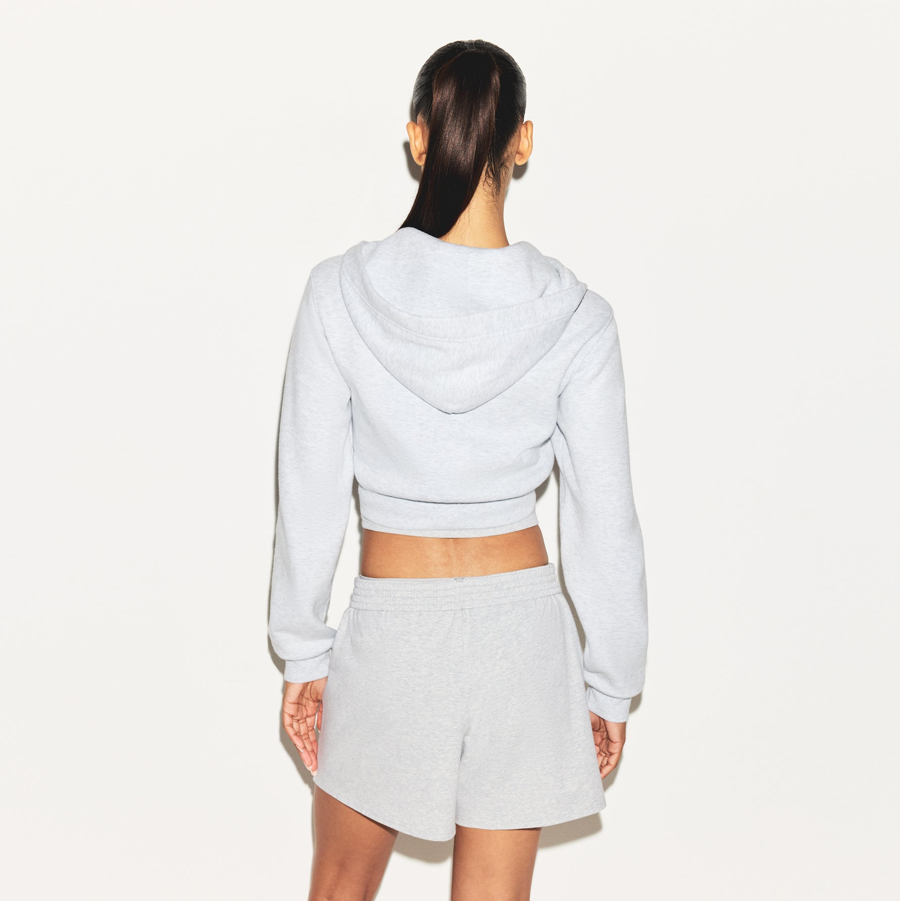 SKIMS COTTON JERSEY CLASSIC SHORT | LIGHT HEATHER GREY - Sneaker Türkiye