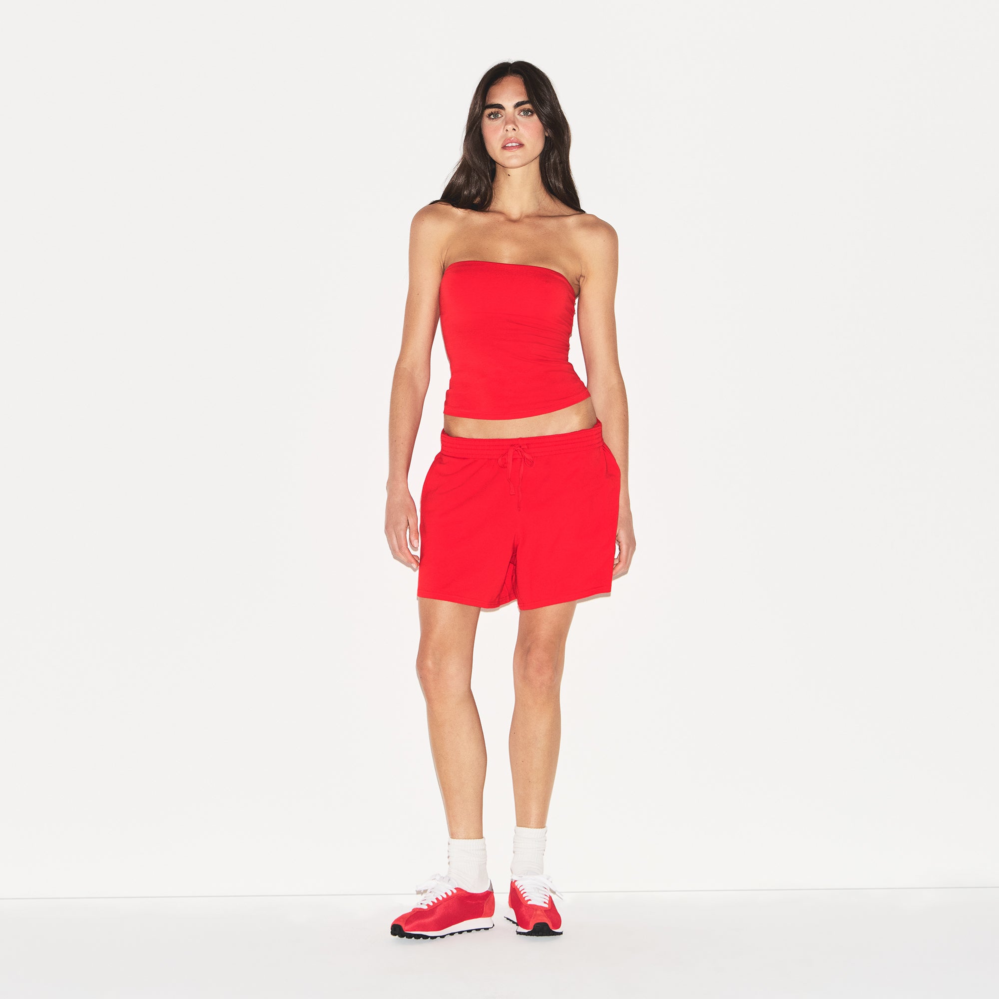 SKIMS COTTON JERSEY CLASSIC SHORT | RUBY - Sneaker Türkiye