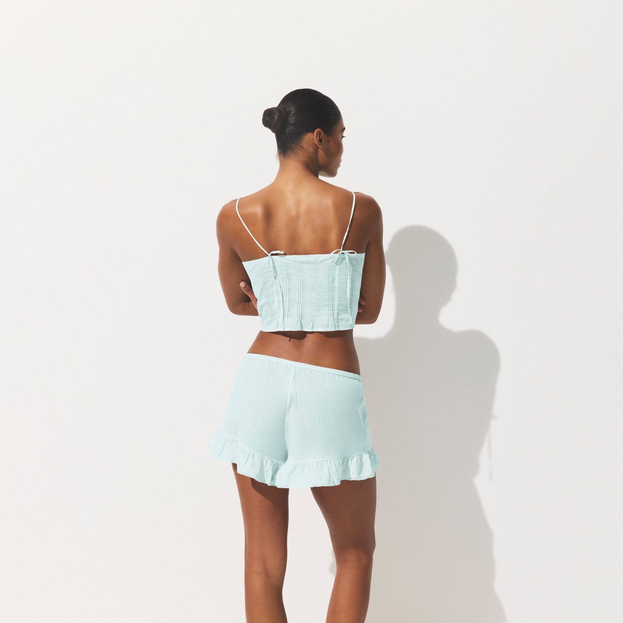 SKIMS COTTON VOILE SHORT | FROST - Sneaker Türkiye